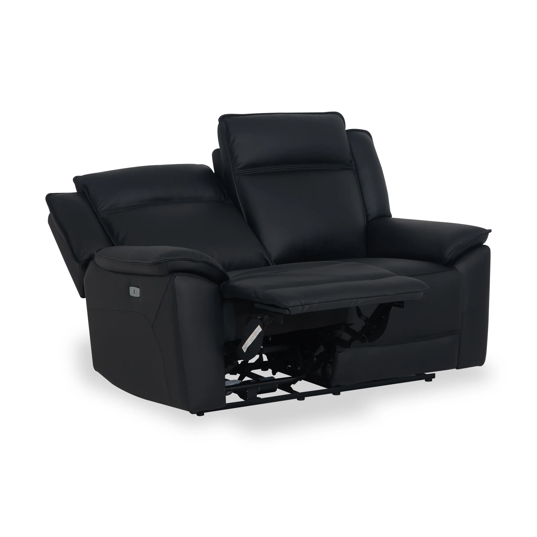 Alden Power Leather Recliner 2 Seater Sofa - Image 3