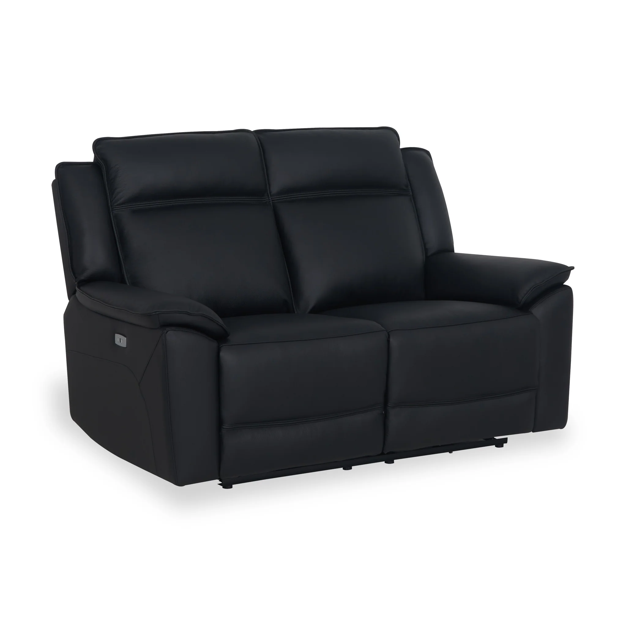 Alden Power Leather Recliner 2 Seater Sofa - Image 4