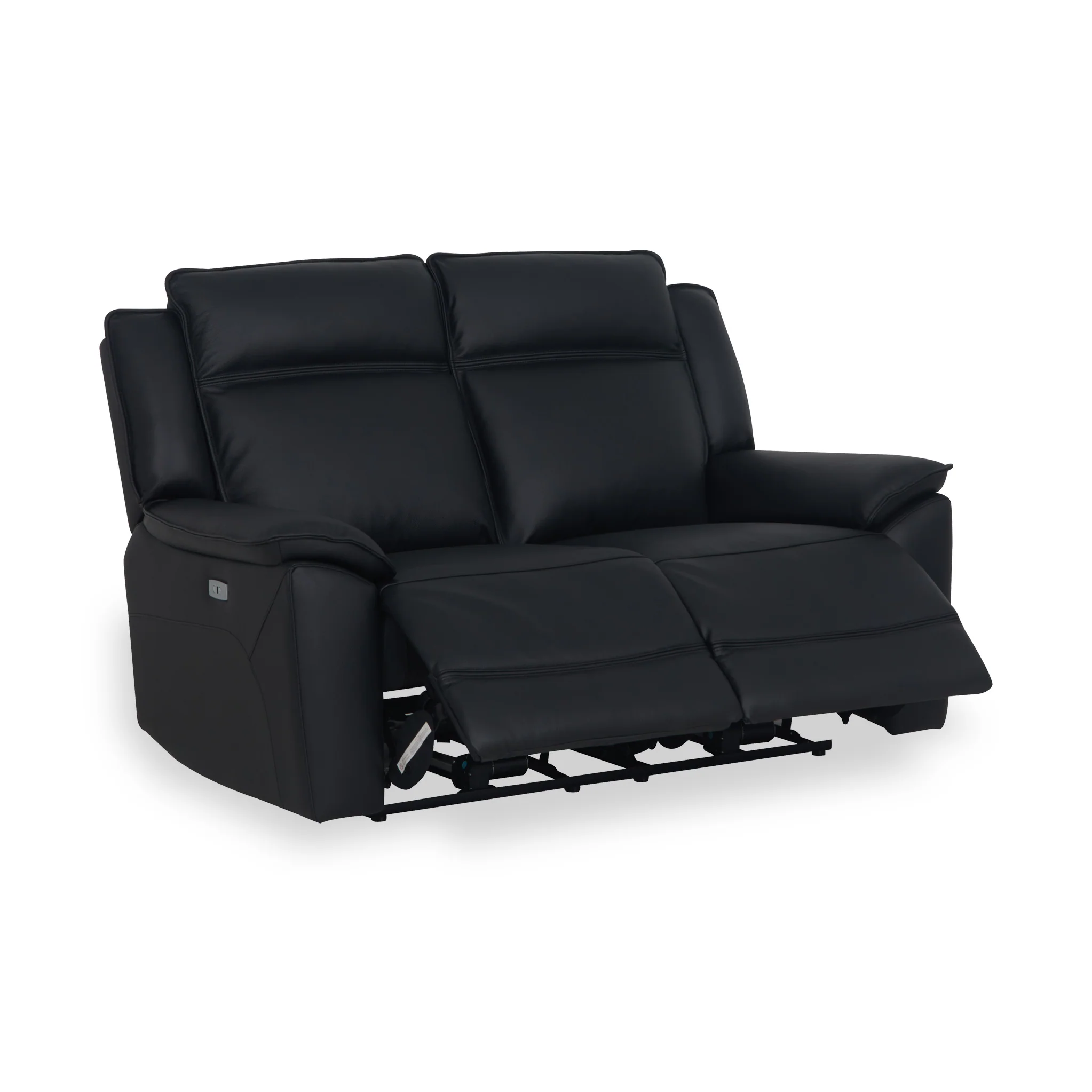 Alden Power Leather Recliner 2 Seater Sofa - Image 5