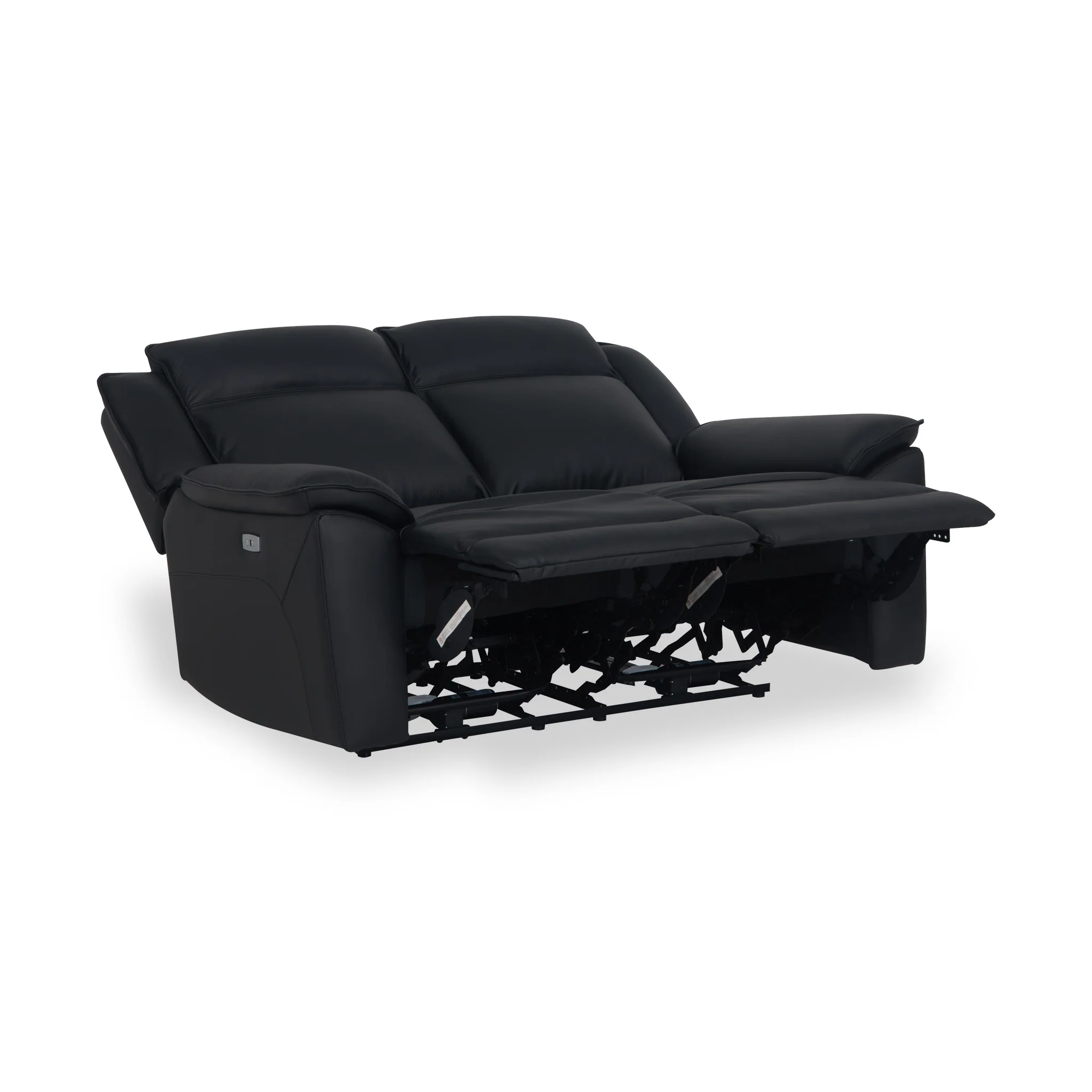 Alden Power Leather Recliner 2 Seater Sofa - Image 6