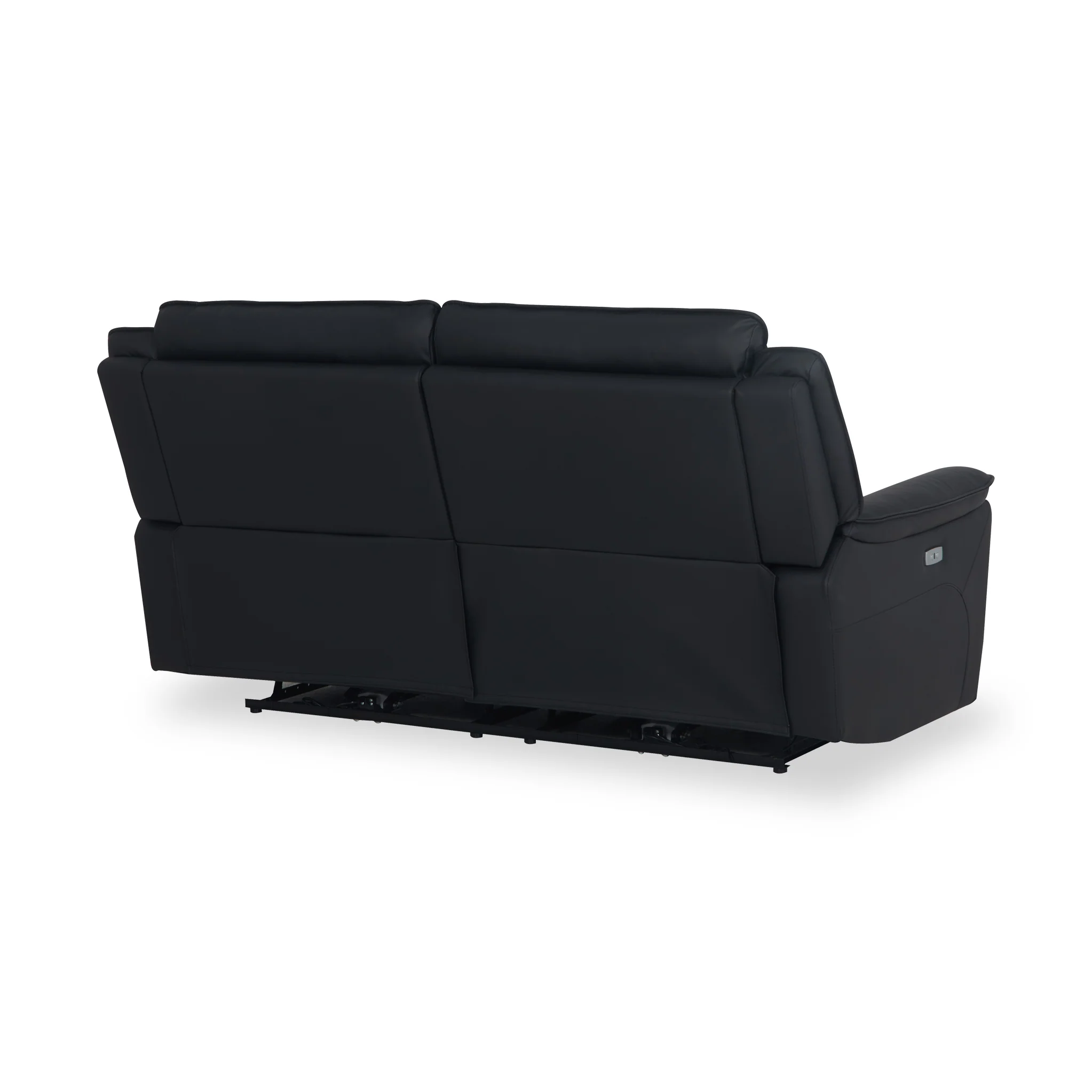 Alden Power Leather Recliner 3 Seater Sofa - Image 12