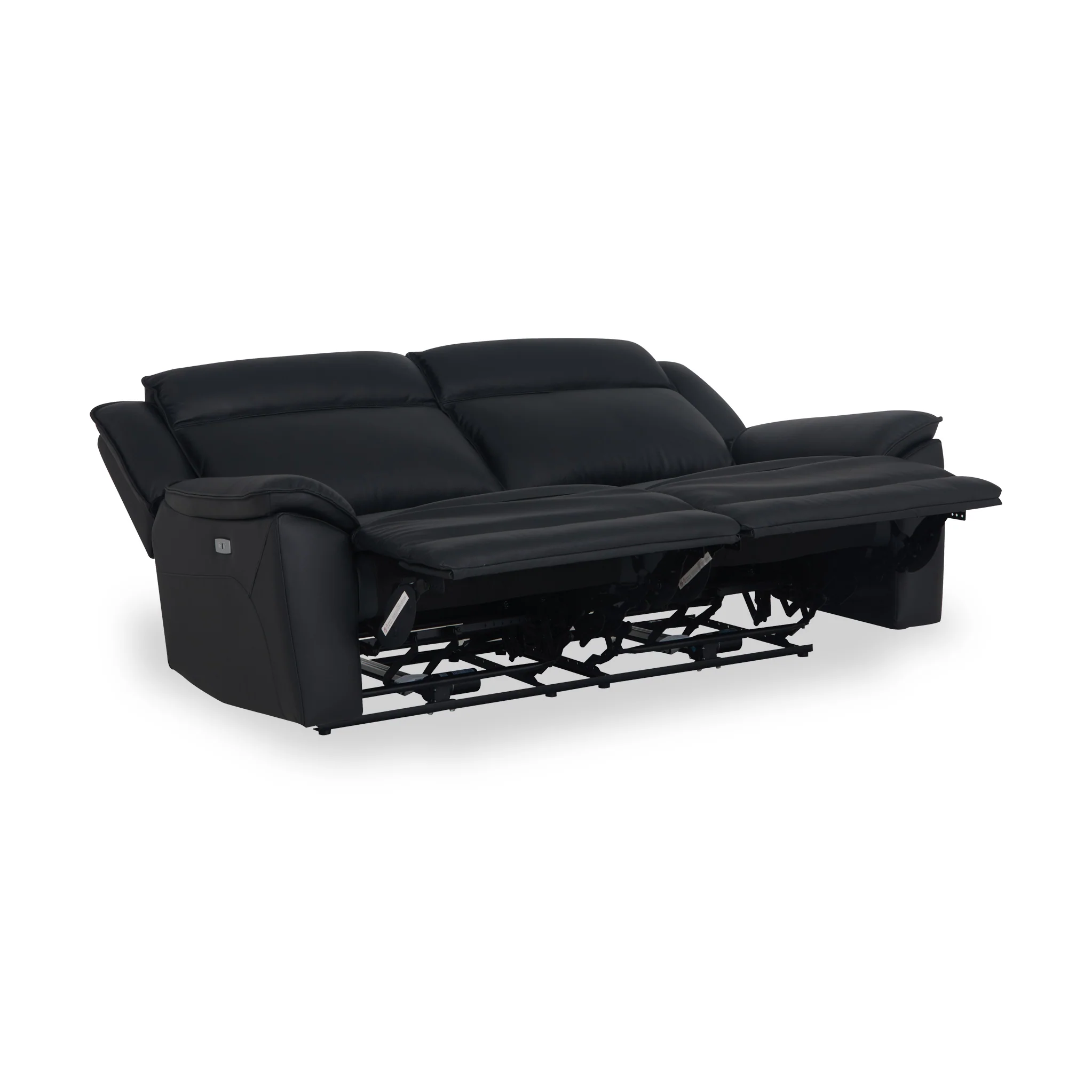 Alden Power Leather Recliner 3 Seater Sofa - Image 9