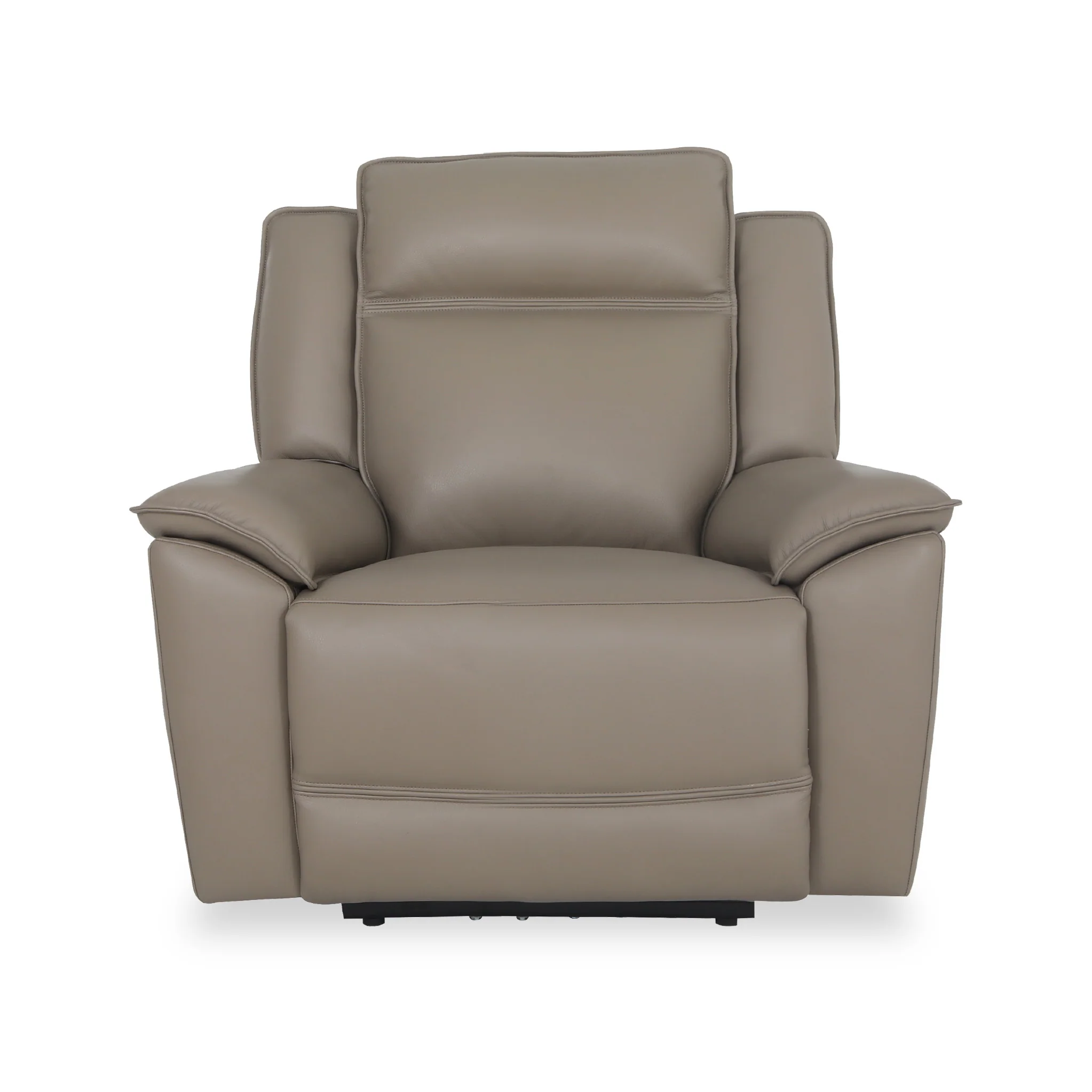 Alden Power Leather Recliner Armchair - Image 4