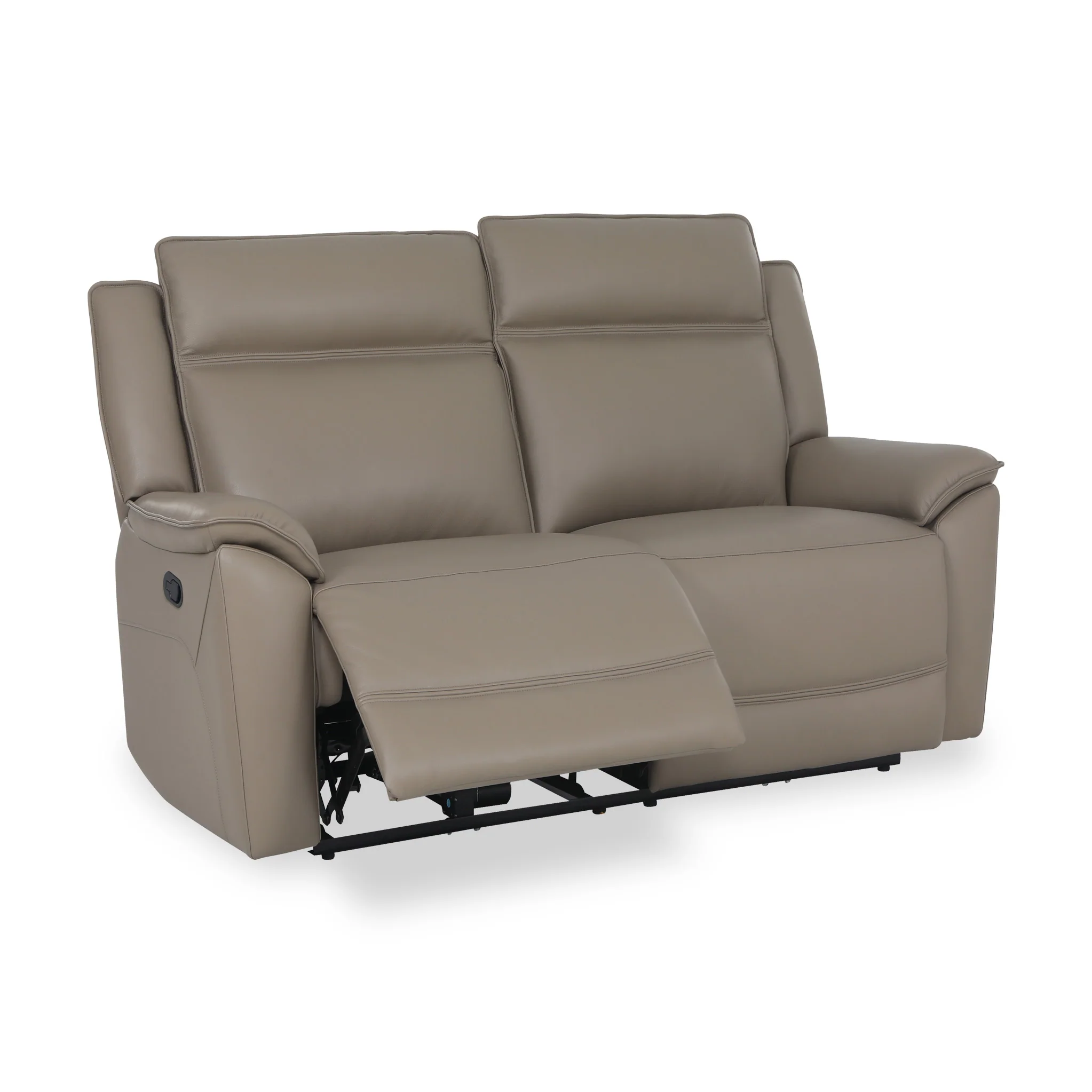 Alden Leather Recliner 2 Seater Sofa - Image 13