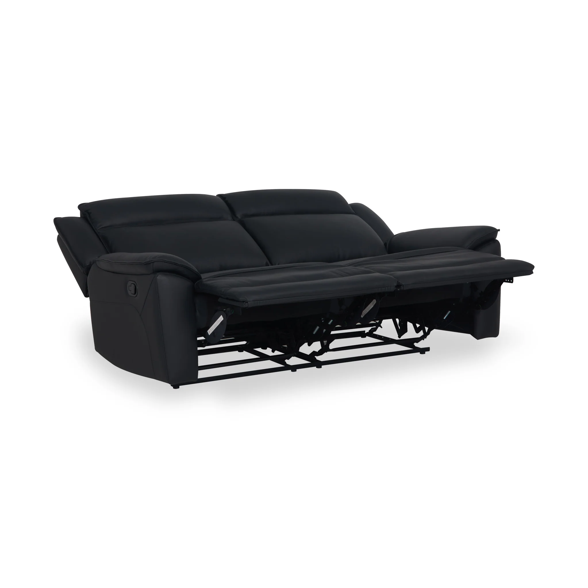 Alden Leather Recliner 3 Seater Sofa - Image 5