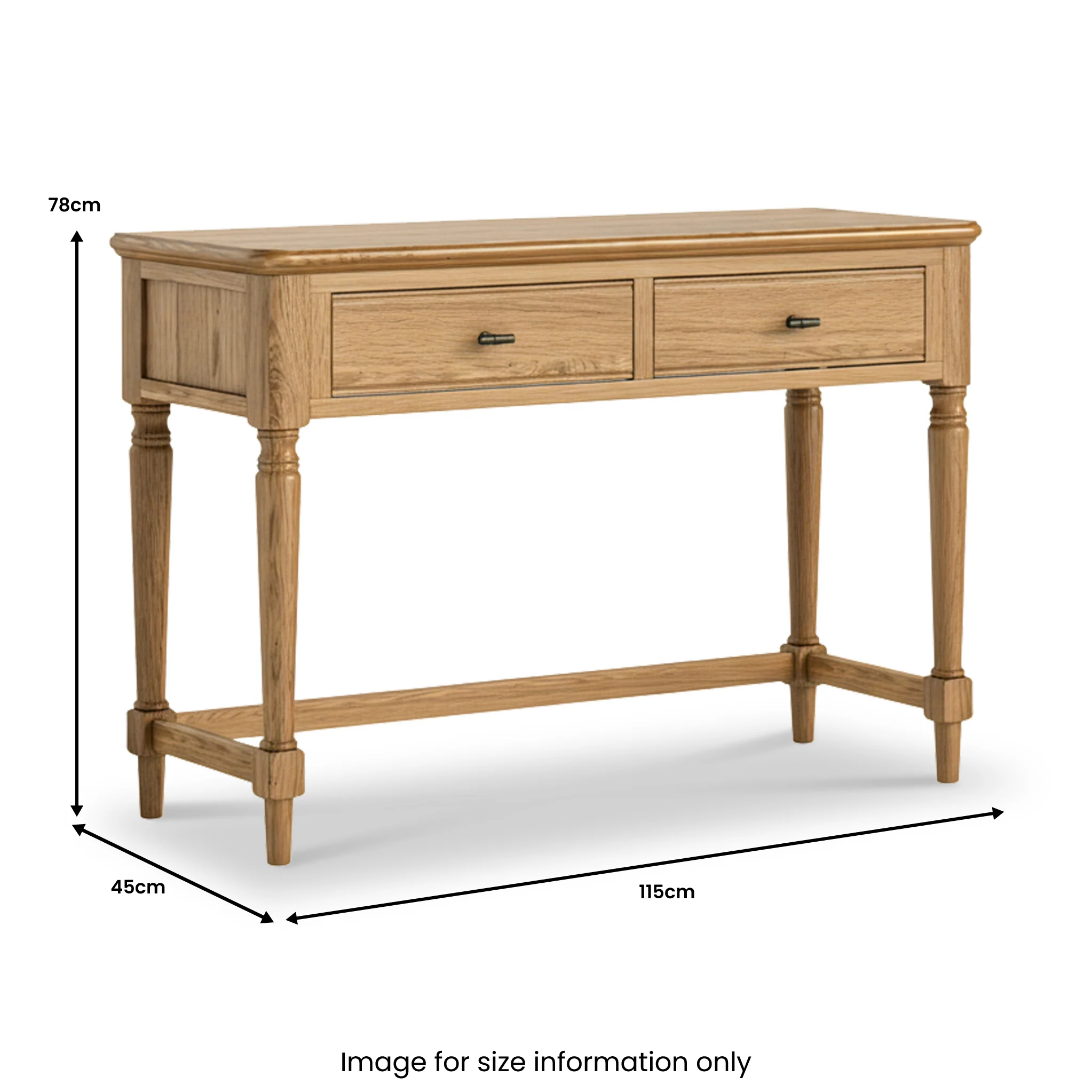 Alderley Oak Dressing Table - Image 6