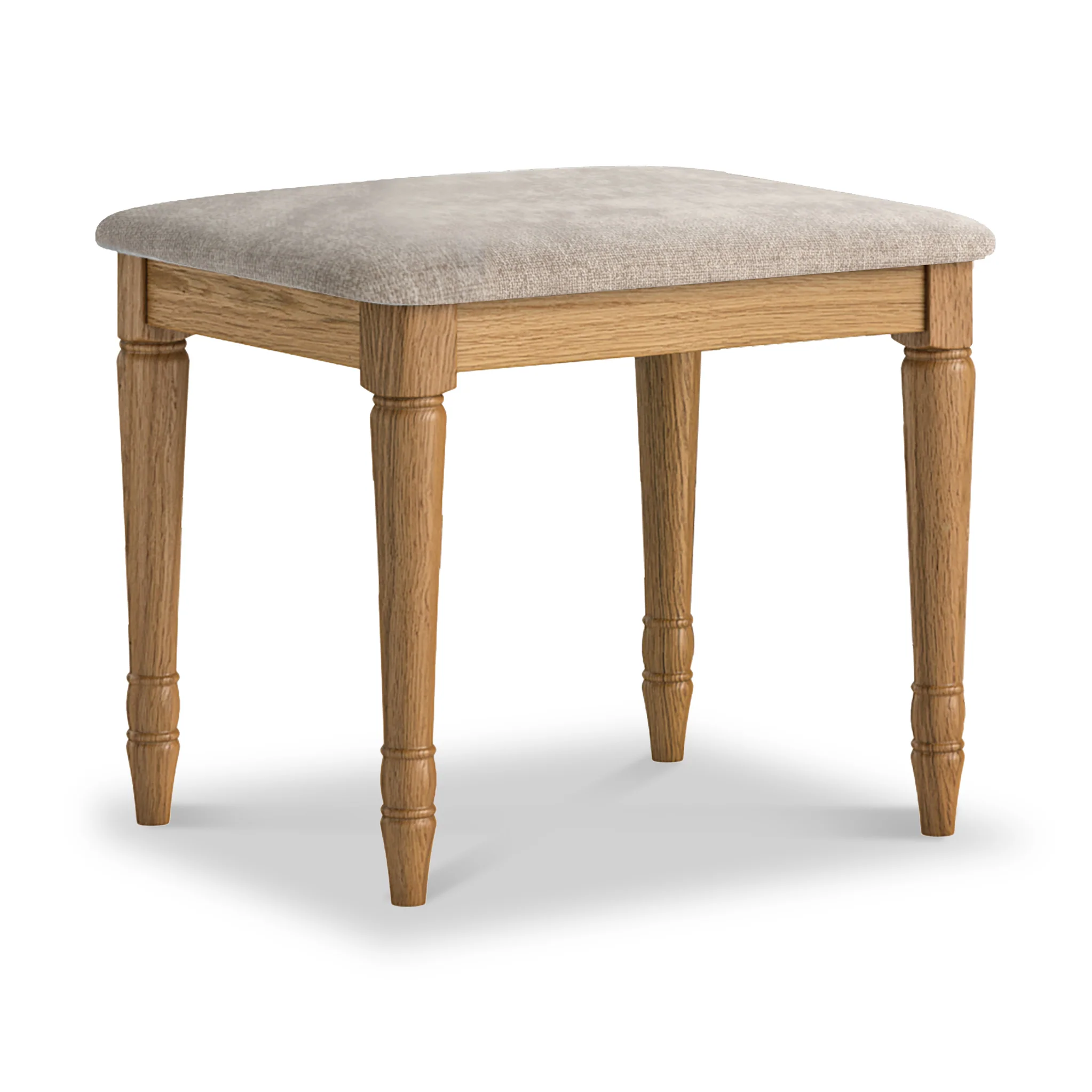 Alderley Oak Dressing Table Stool - Image 5