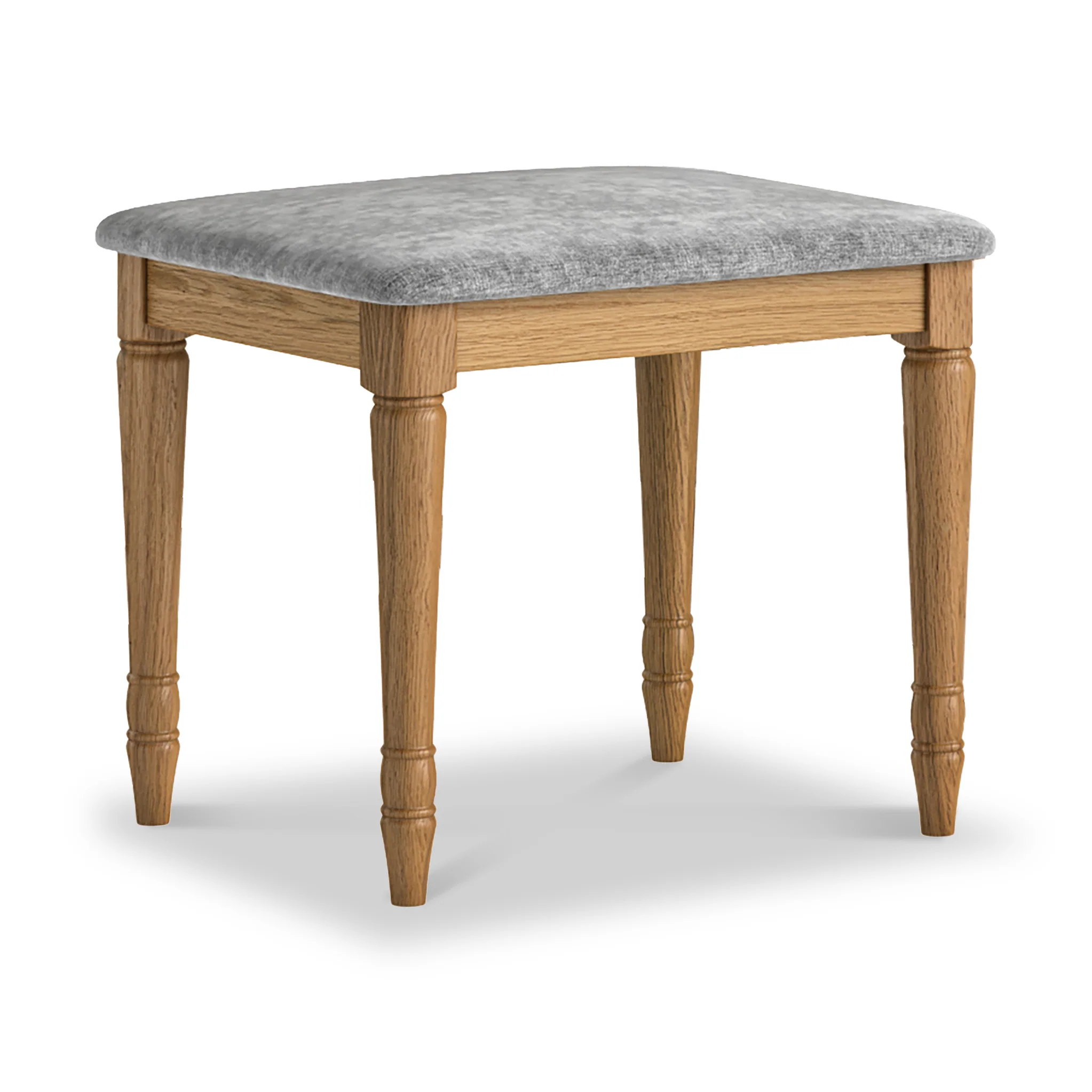 Alderley Oak Dressing Table Stool - Image 9