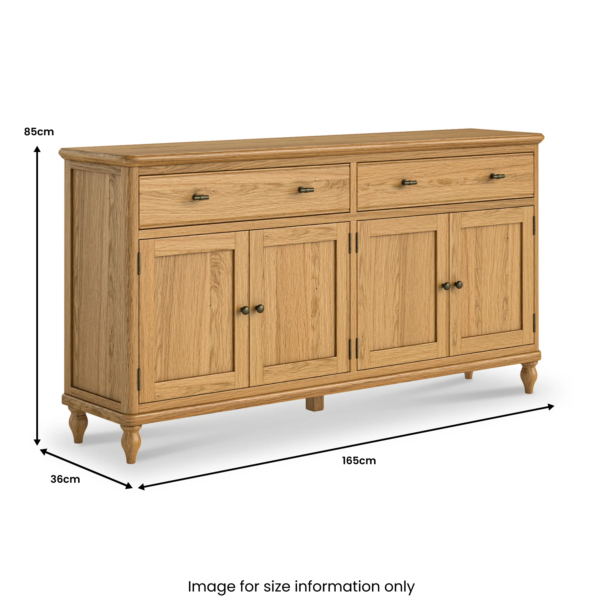 Alderley Oak Extra Large Sideboard - Image 5