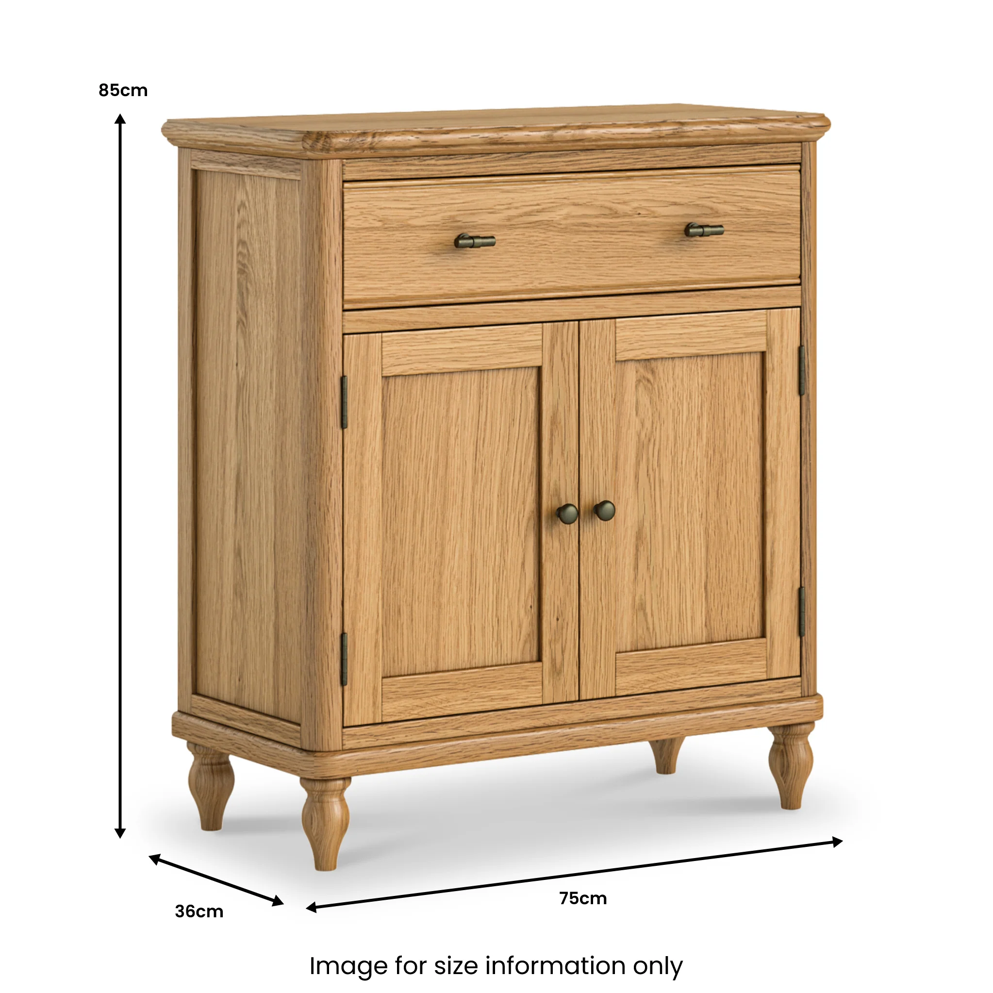 Alderley Oak Mini Sideboard - Image 5