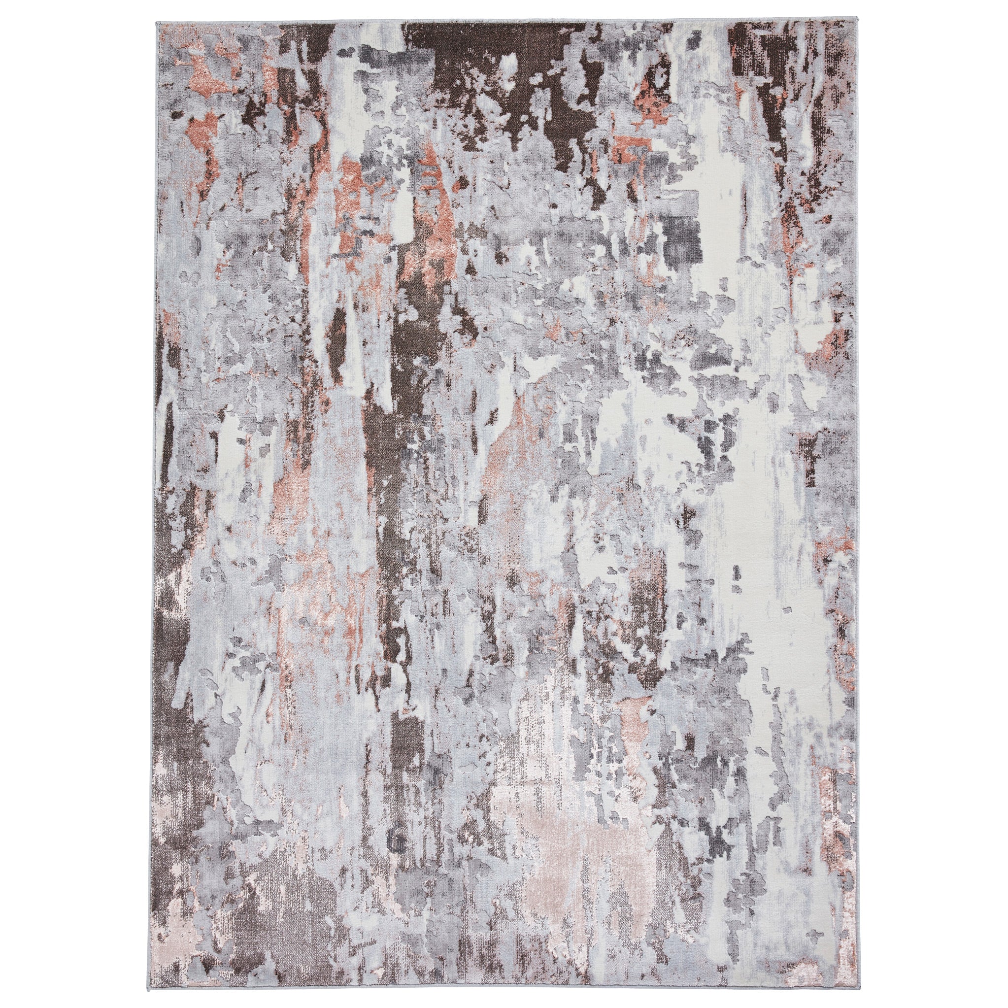 Aldrin Distressed Metallic Effect Rug - Image 25