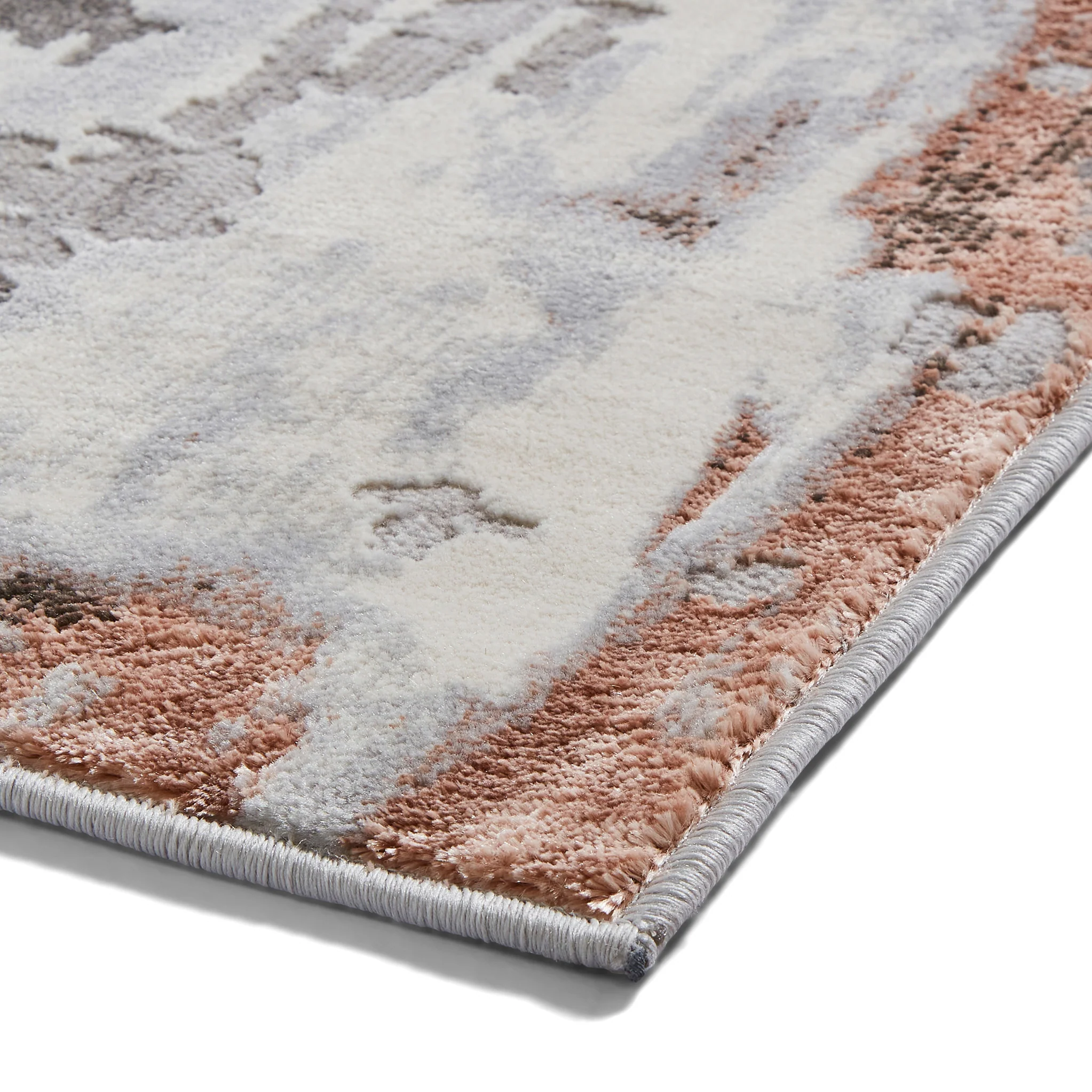 Aldrin Distressed Metallic Effect Rug - Image 29