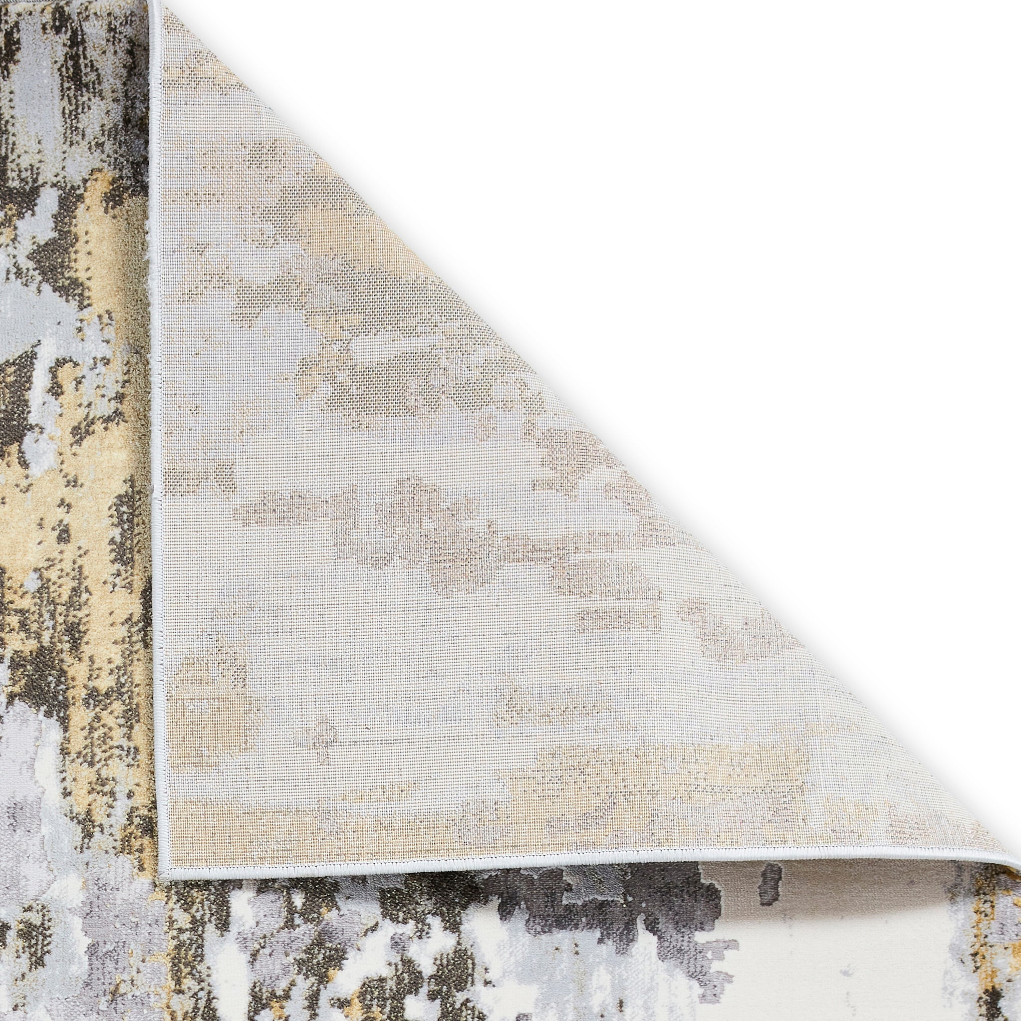Aldrin Distressed Metallic Effect Rug - Image 40