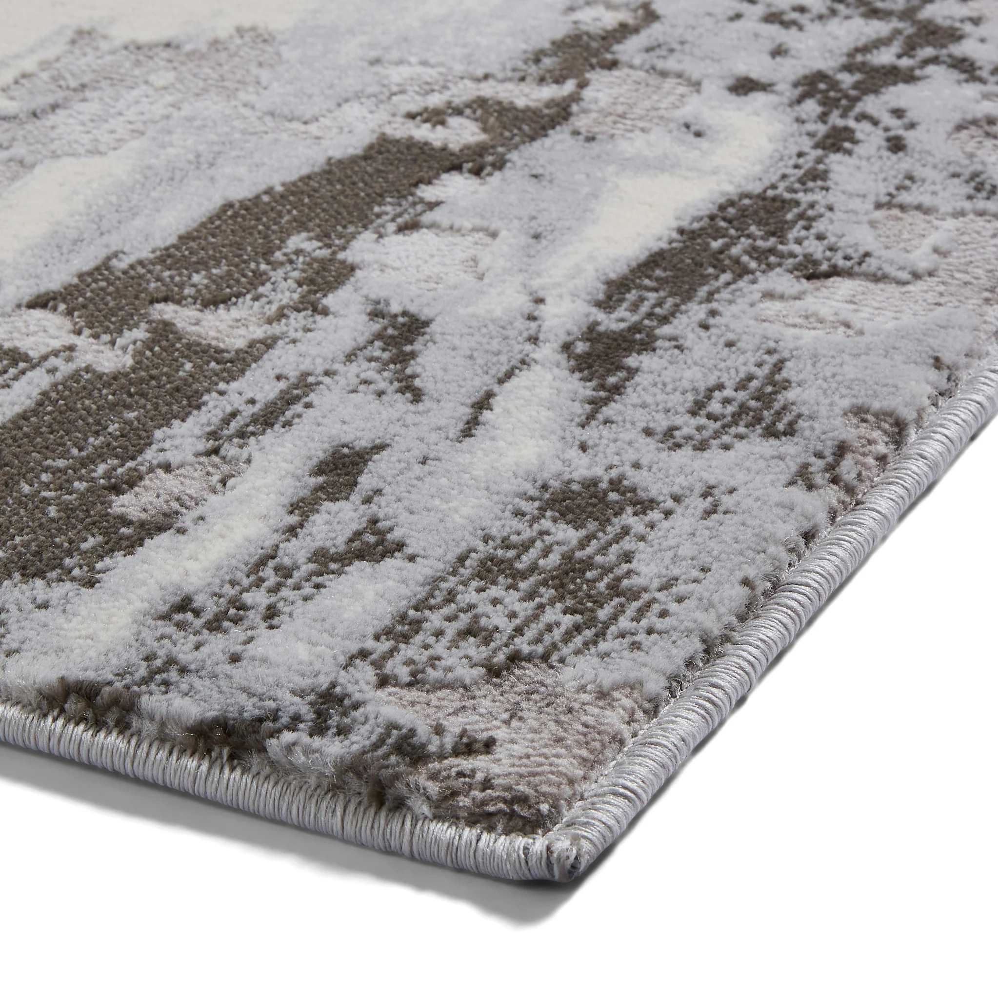Aldrin Distressed Metallic Effect Rug - Image 5