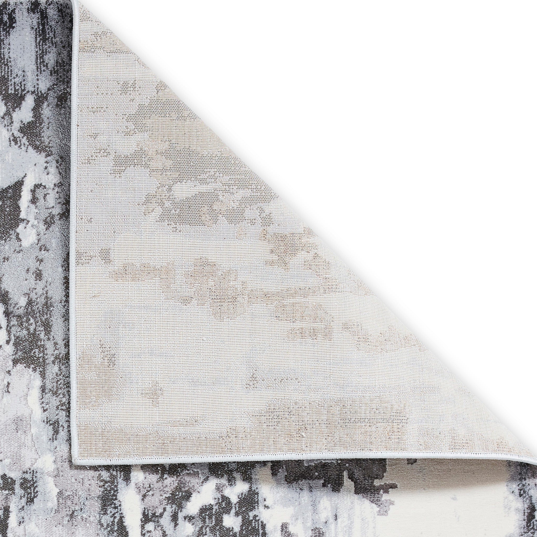 Aldrin Distressed Metallic Effect Rug - Image 8