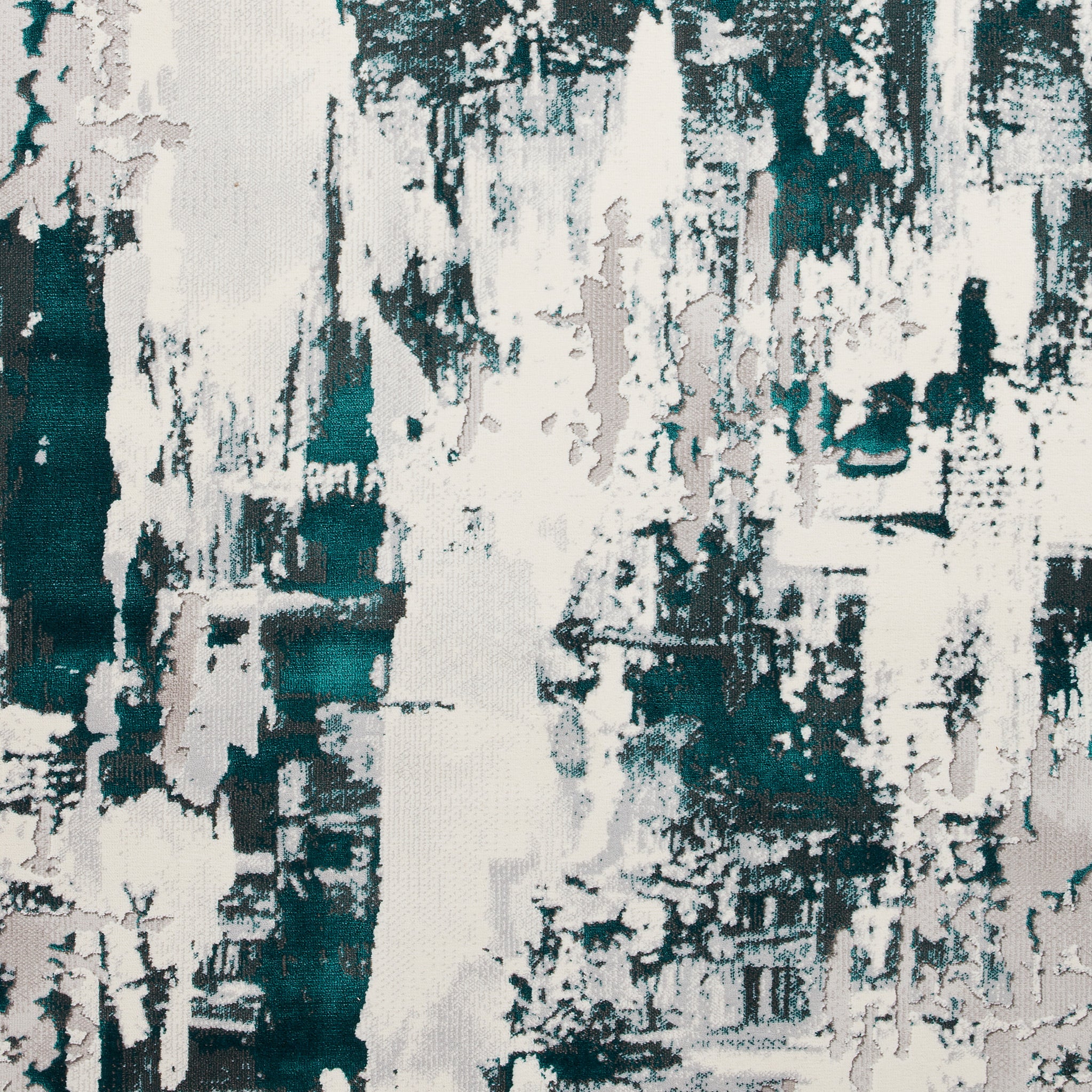 Aldrin Grey Distressed Patterned Rug - Image 15