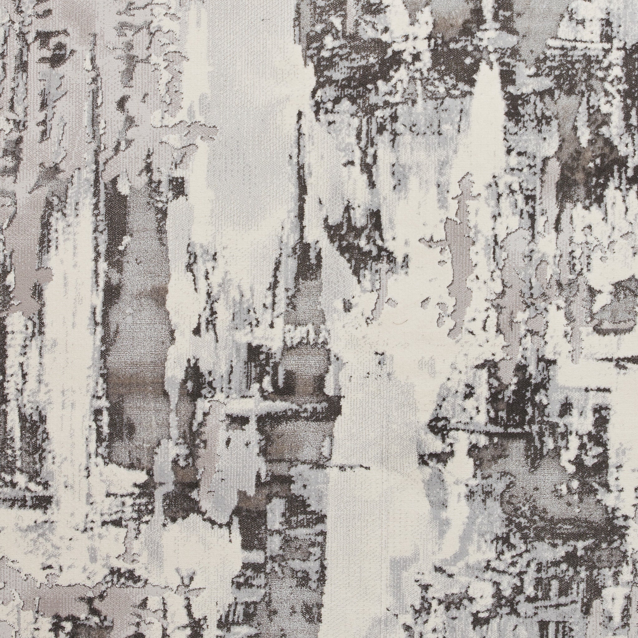 Aldrin Grey Distressed Patterned Rug - Image 23