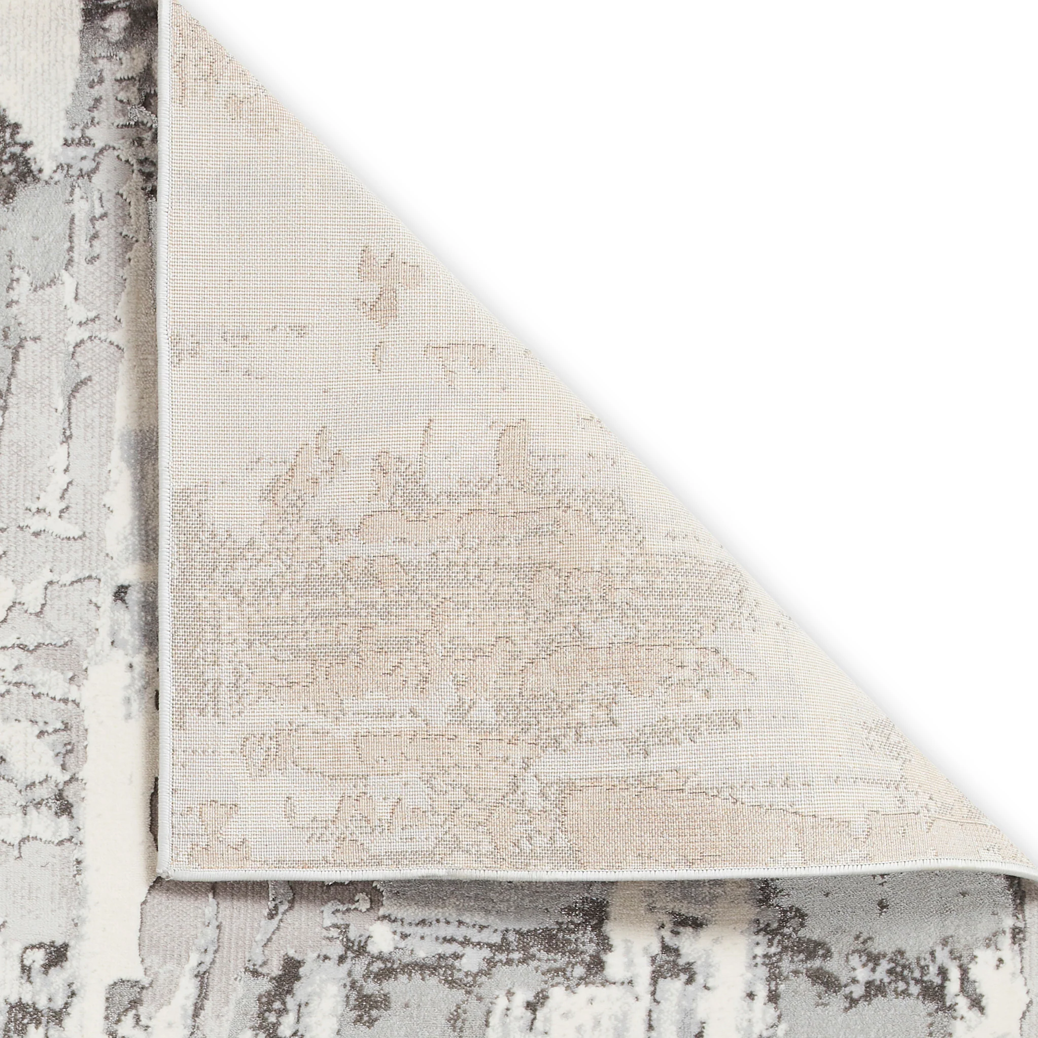 Aldrin Grey Distressed Patterned Rug - Image 24