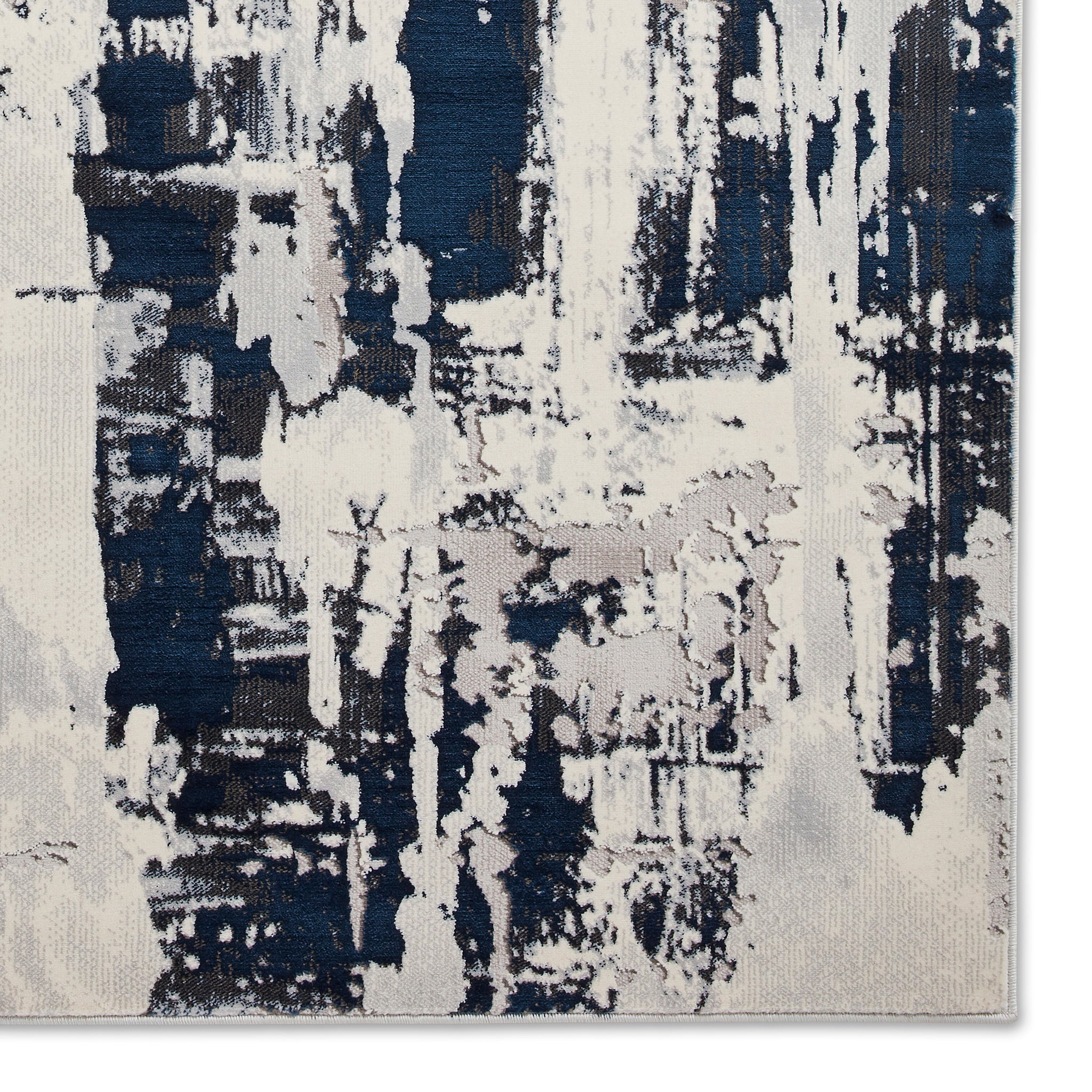 Aldrin Grey Distressed Patterned Rug - Image 30