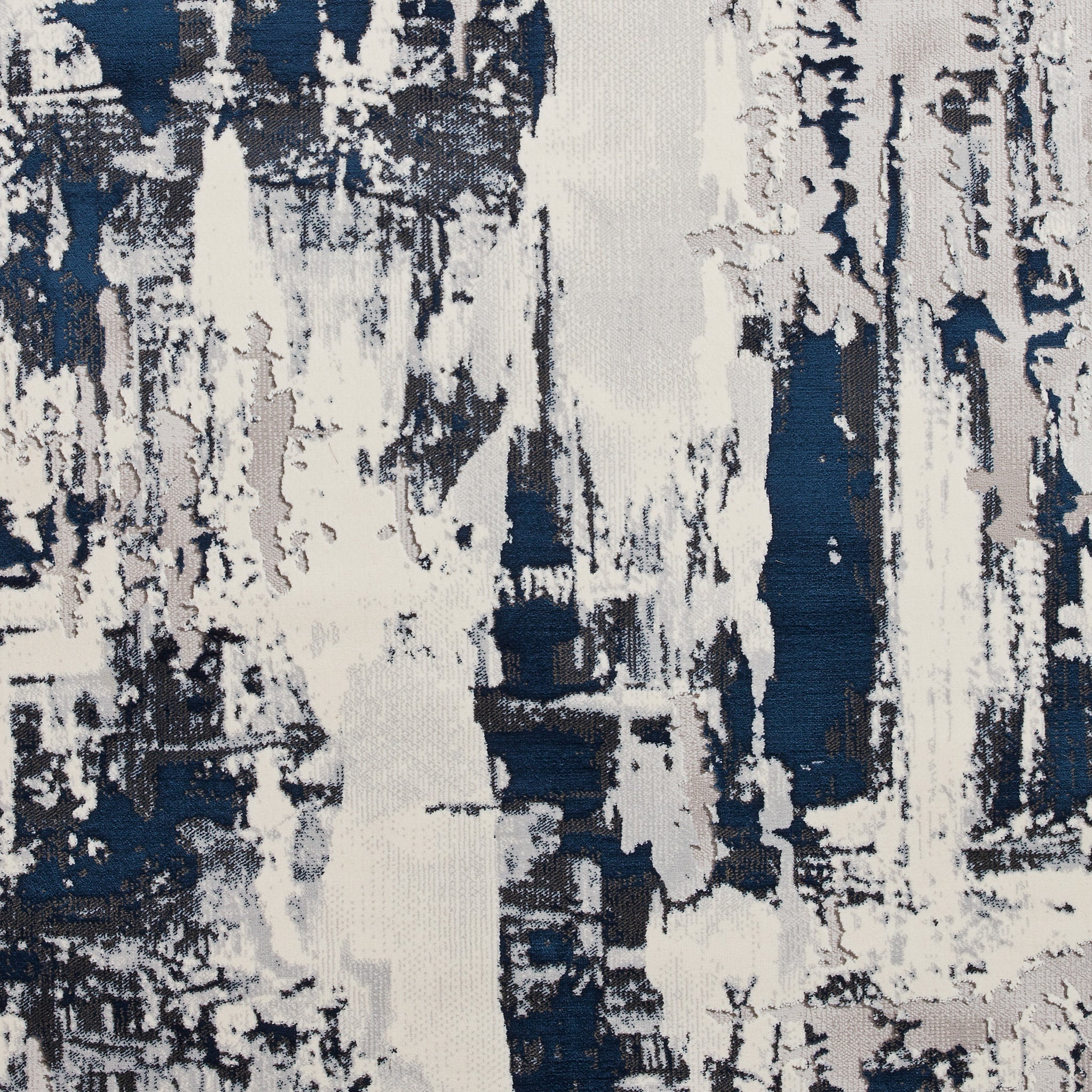 Aldrin Grey Distressed Patterned Rug - Image 31