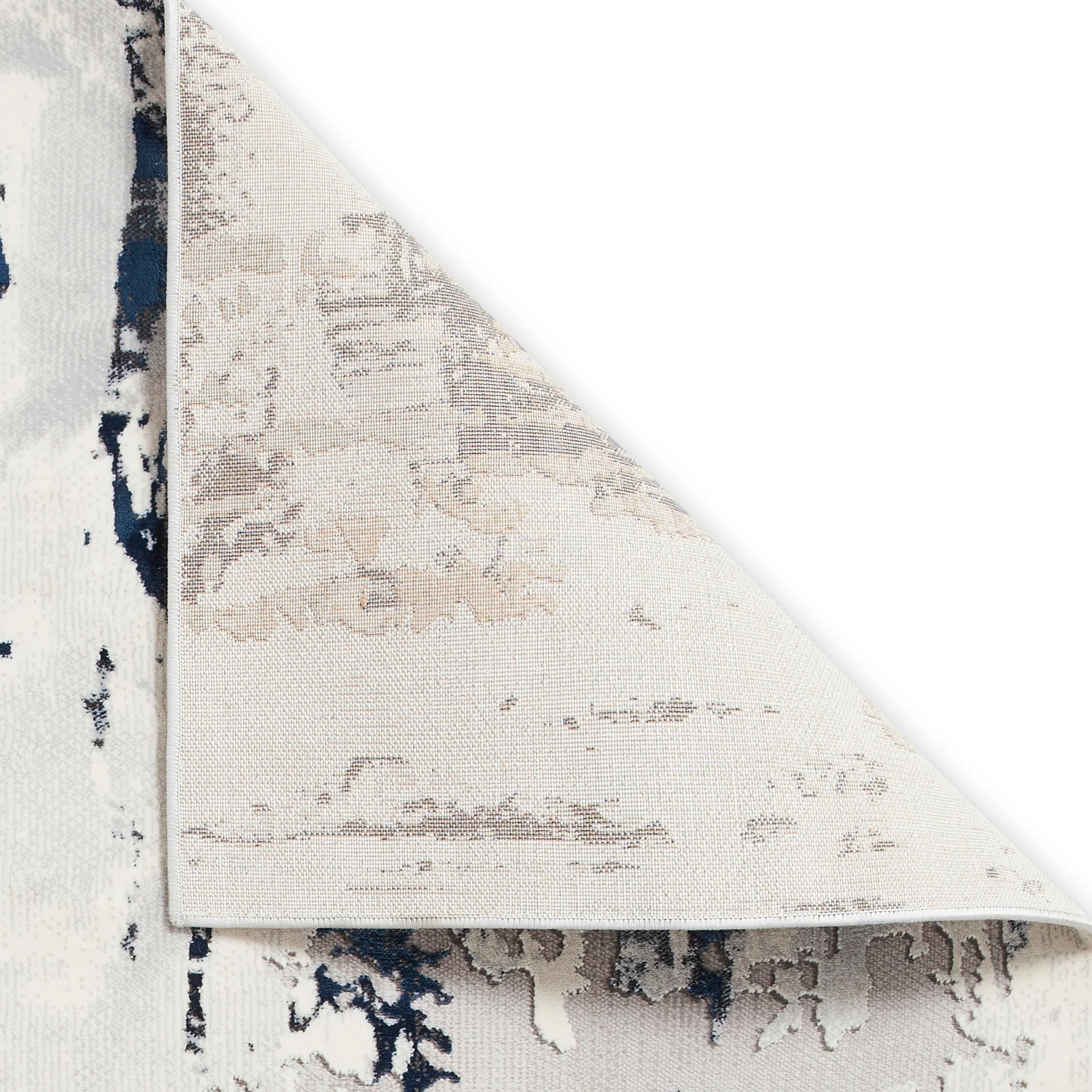 Aldrin Grey Distressed Patterned Rug - Image 32