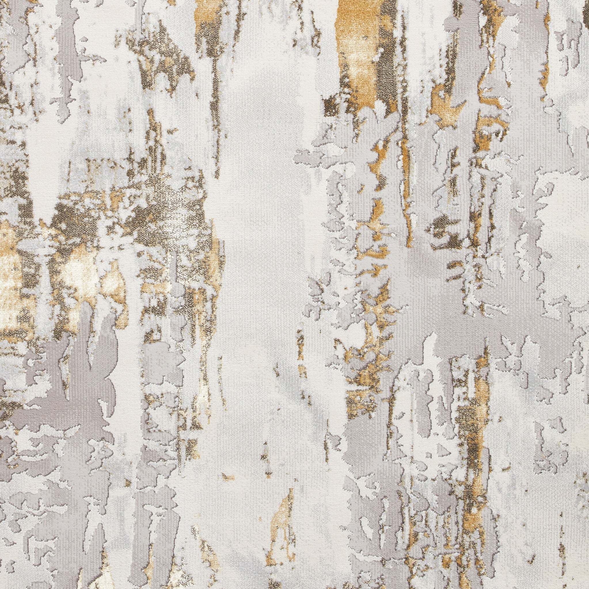 Aldrin Grey Distressed Patterned Rug - Image 7