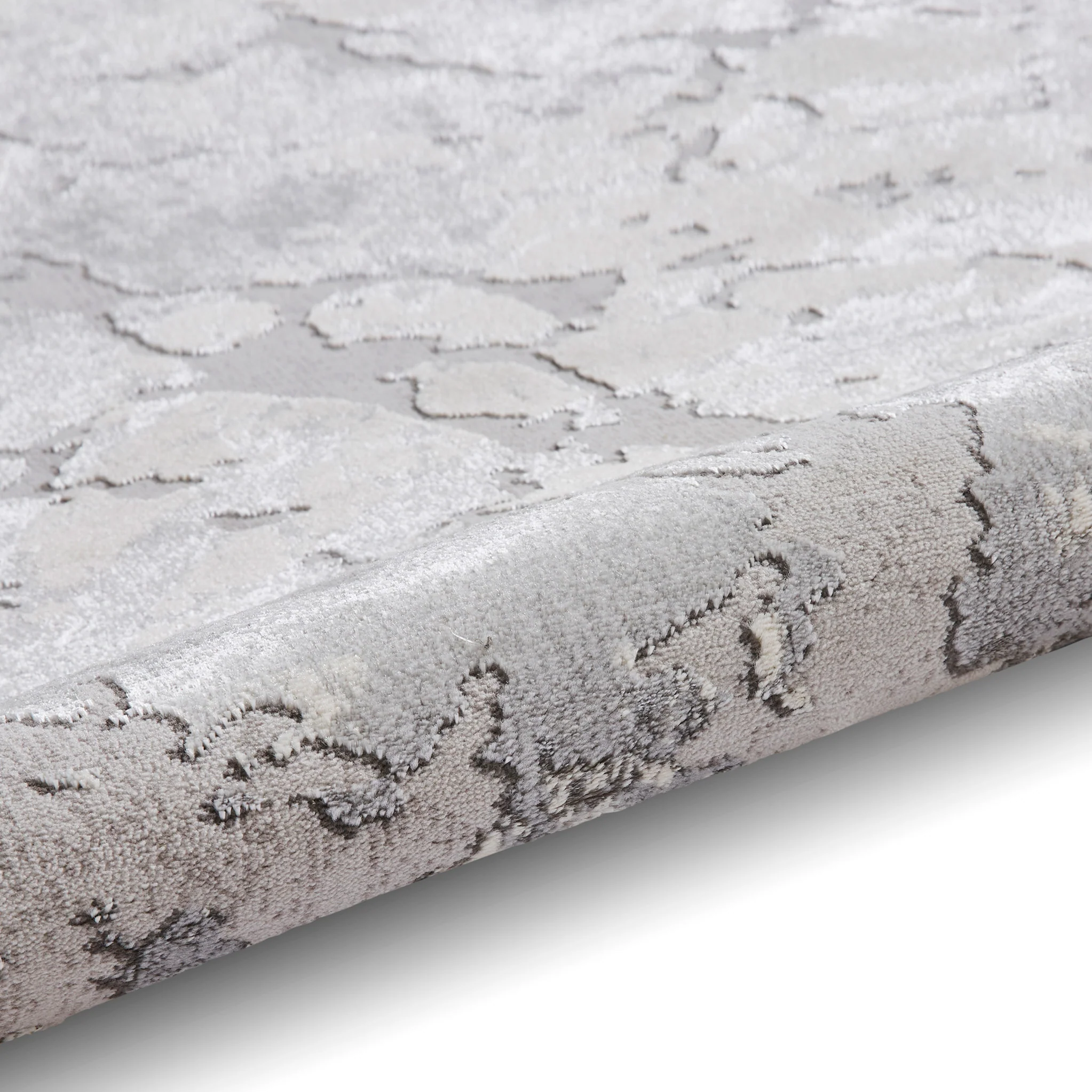 Aldrin Grey Marble Effect Rug - Image 21