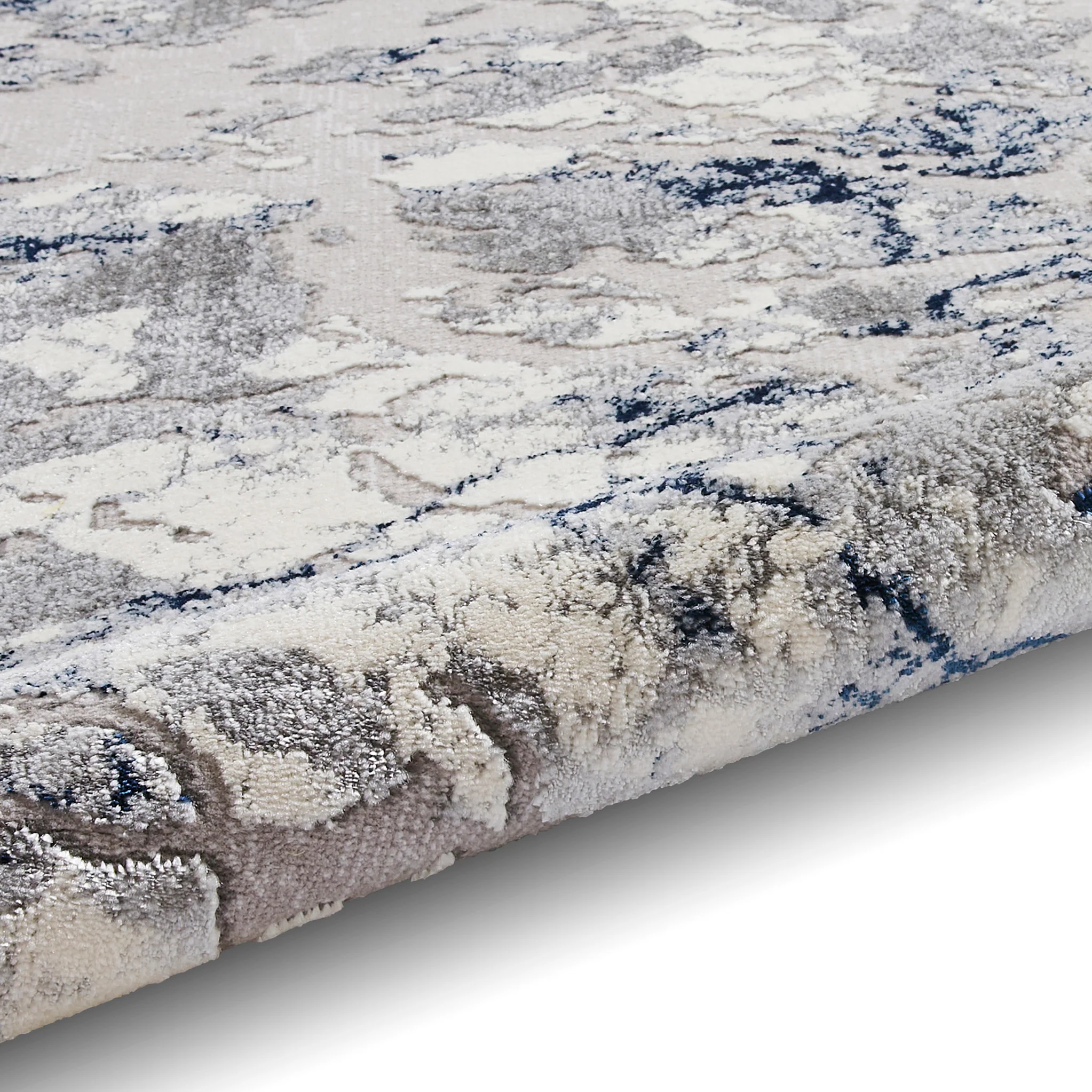 Aldrin Grey Marble Effect Rug - Image 28