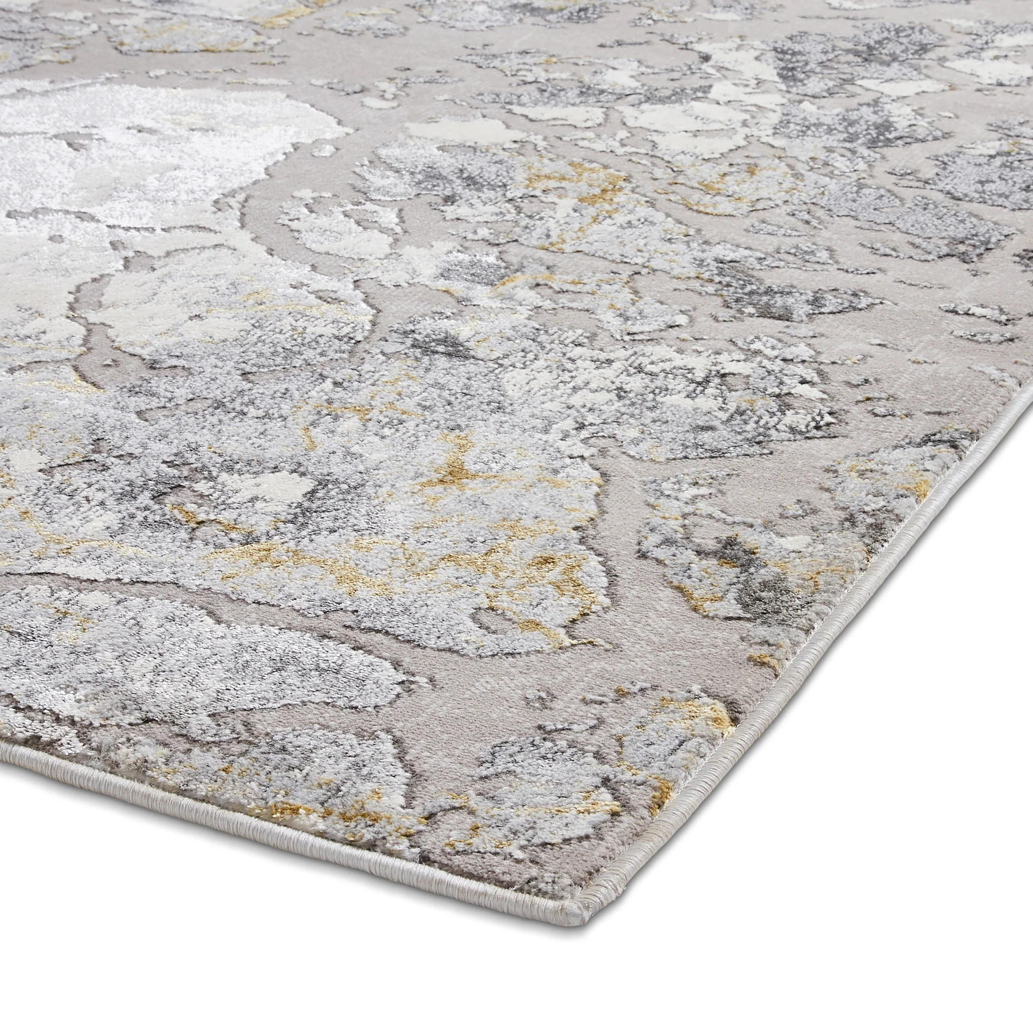 Aldrin Grey Marble Effect Rug - Image 5