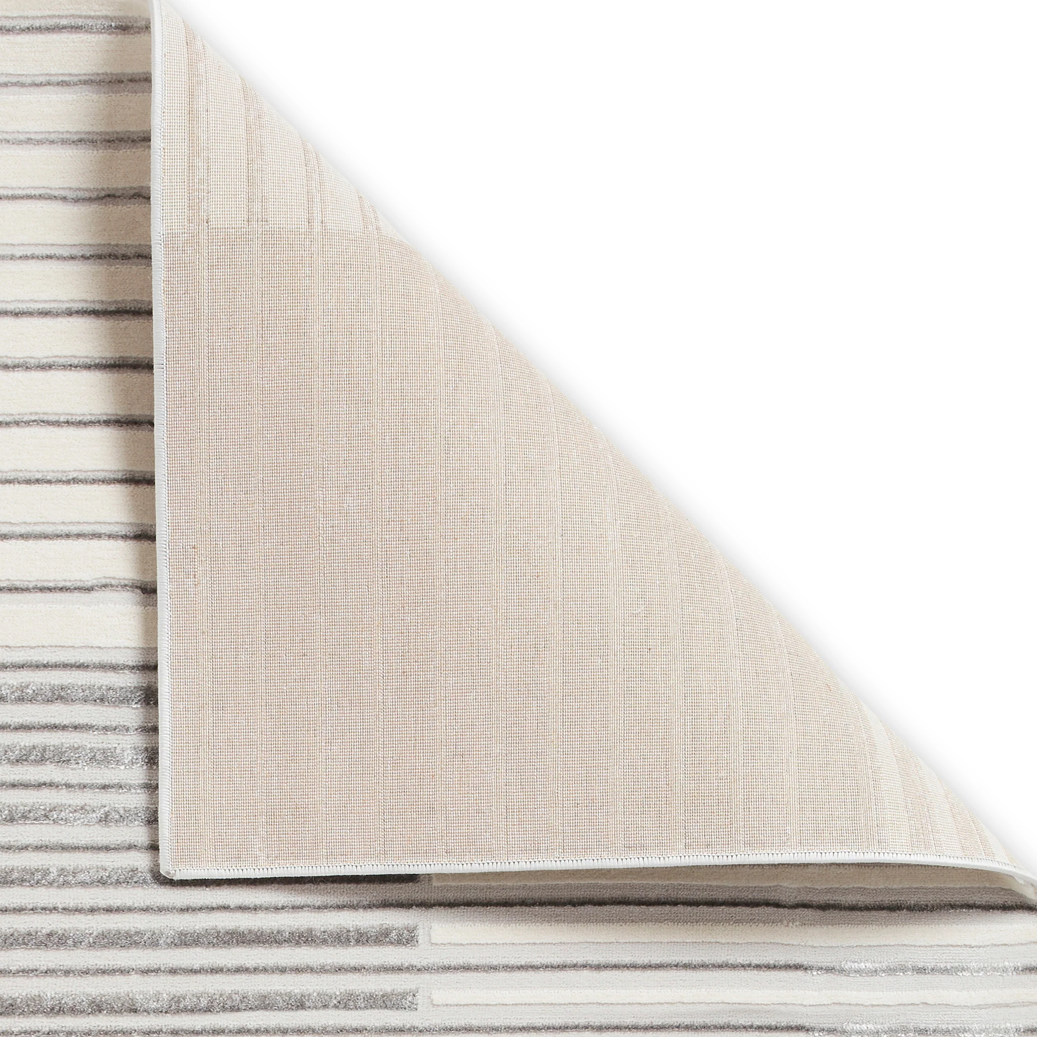 Aldrin Grey Striped Patterned Rug - Image 24