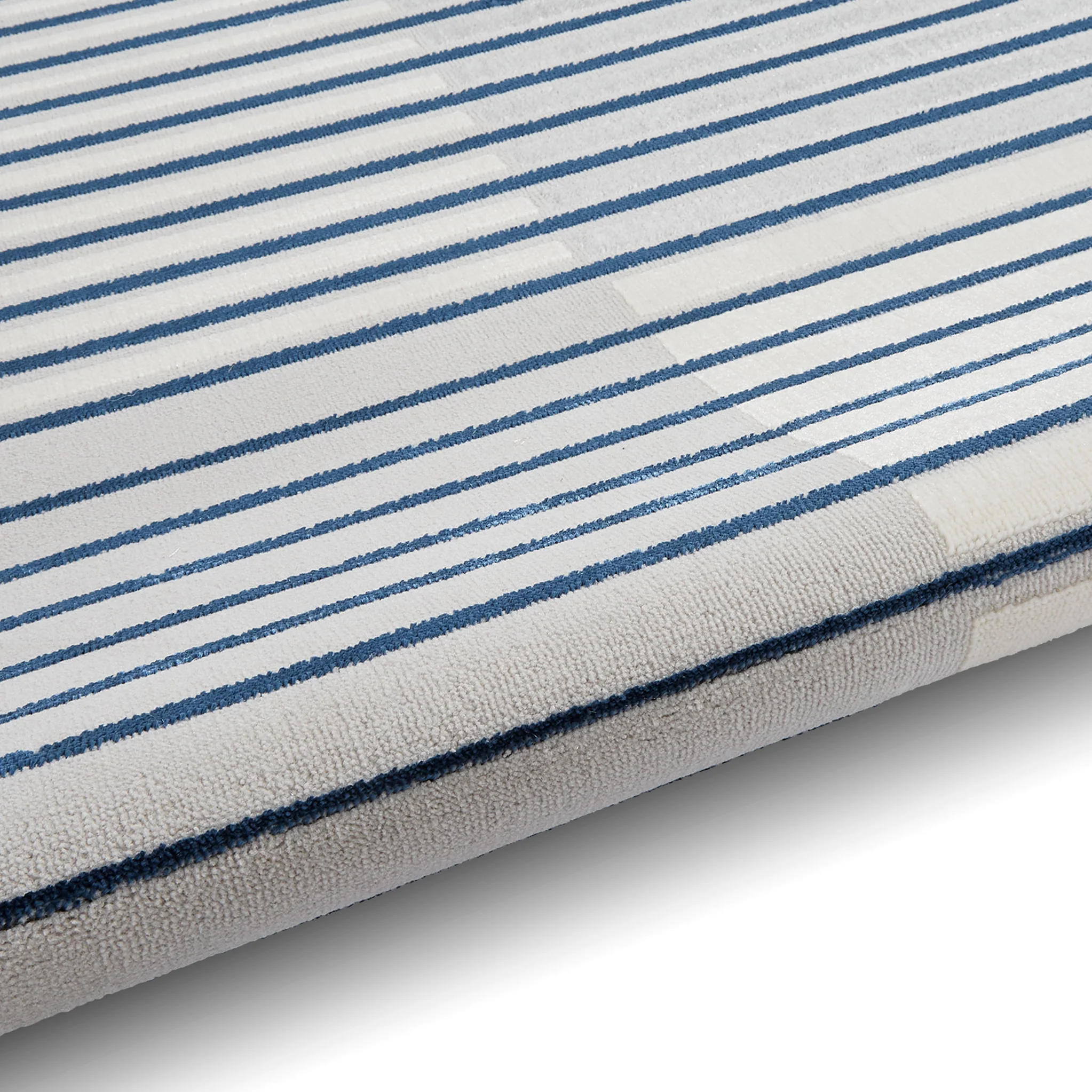 Aldrin Grey Striped Patterned Rug - Image 28