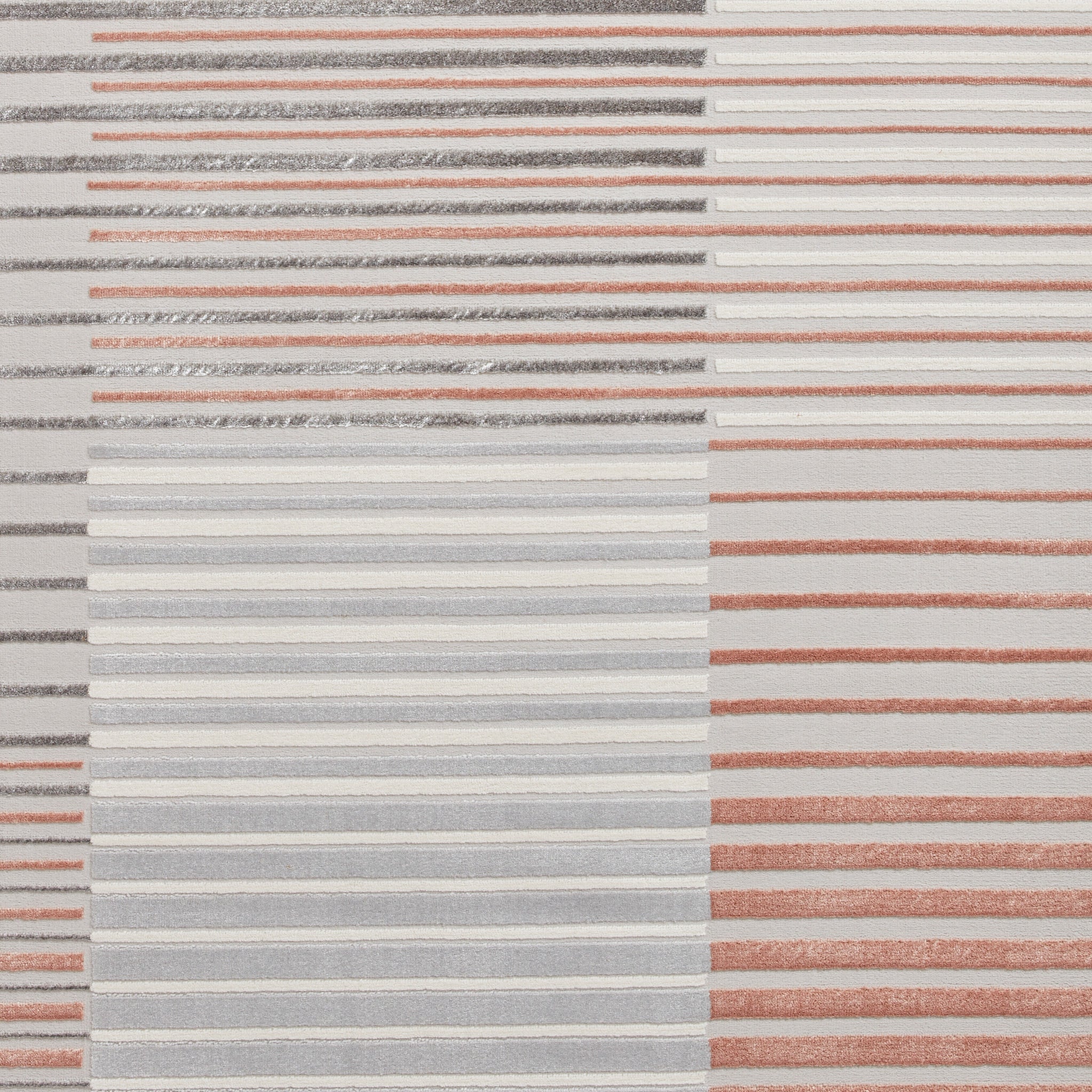 Aldrin Grey Striped Patterned Rug - Image 36