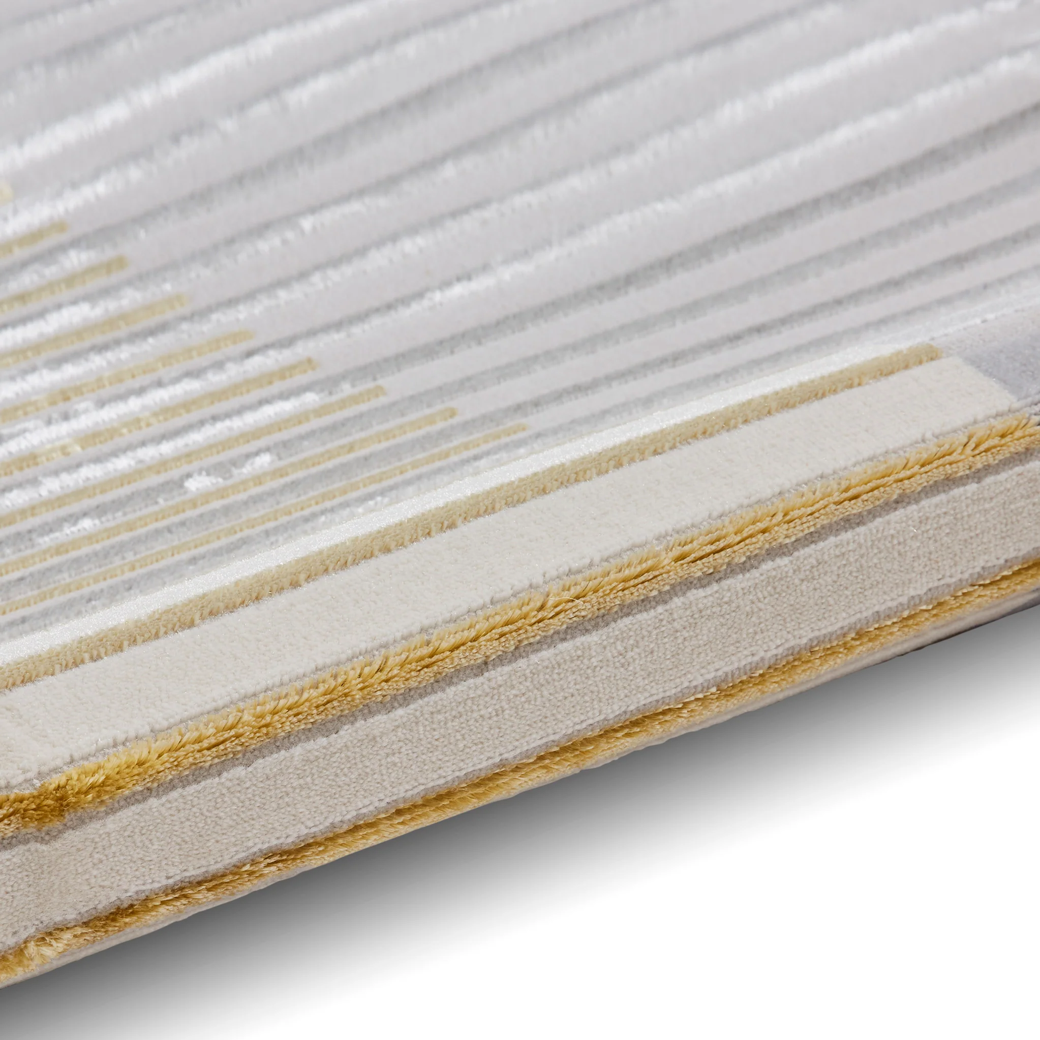 Aldrin Grey Striped Patterned Rug - Image 4