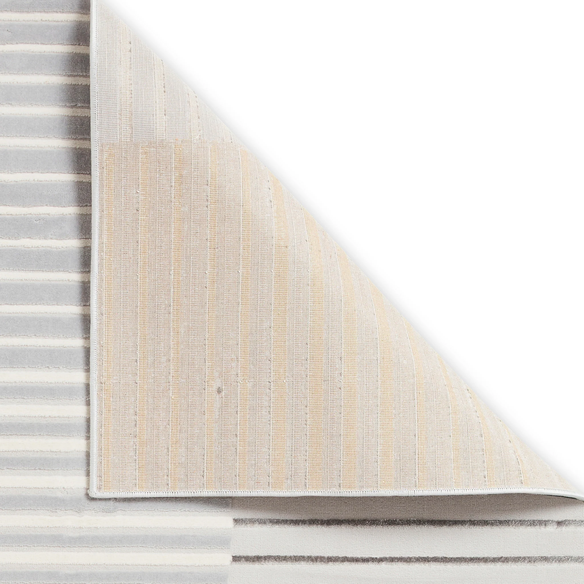 Aldrin Grey Striped Patterned Rug - Image 8
