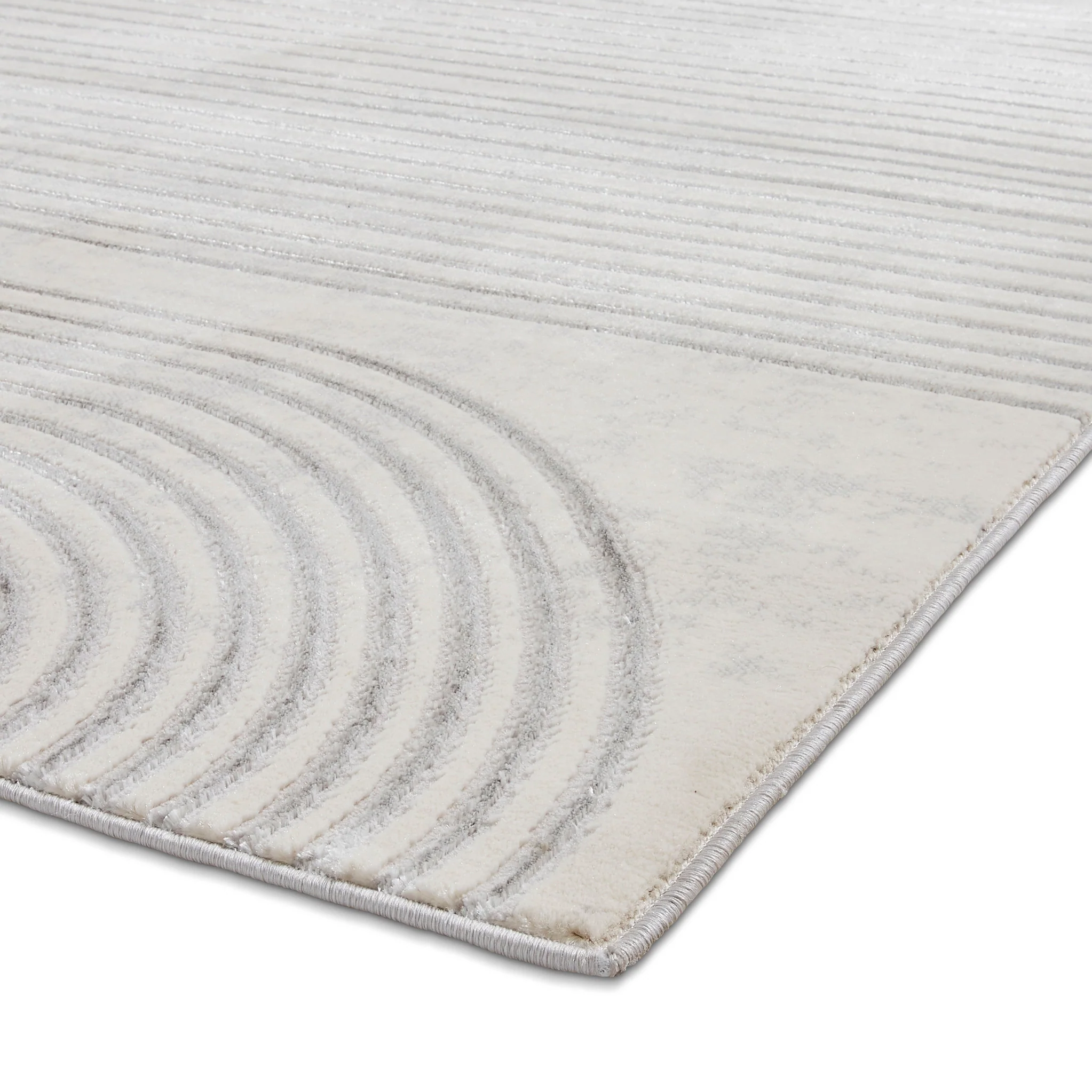 Aldrin Grey Swirl Patterned Rug - Image 21