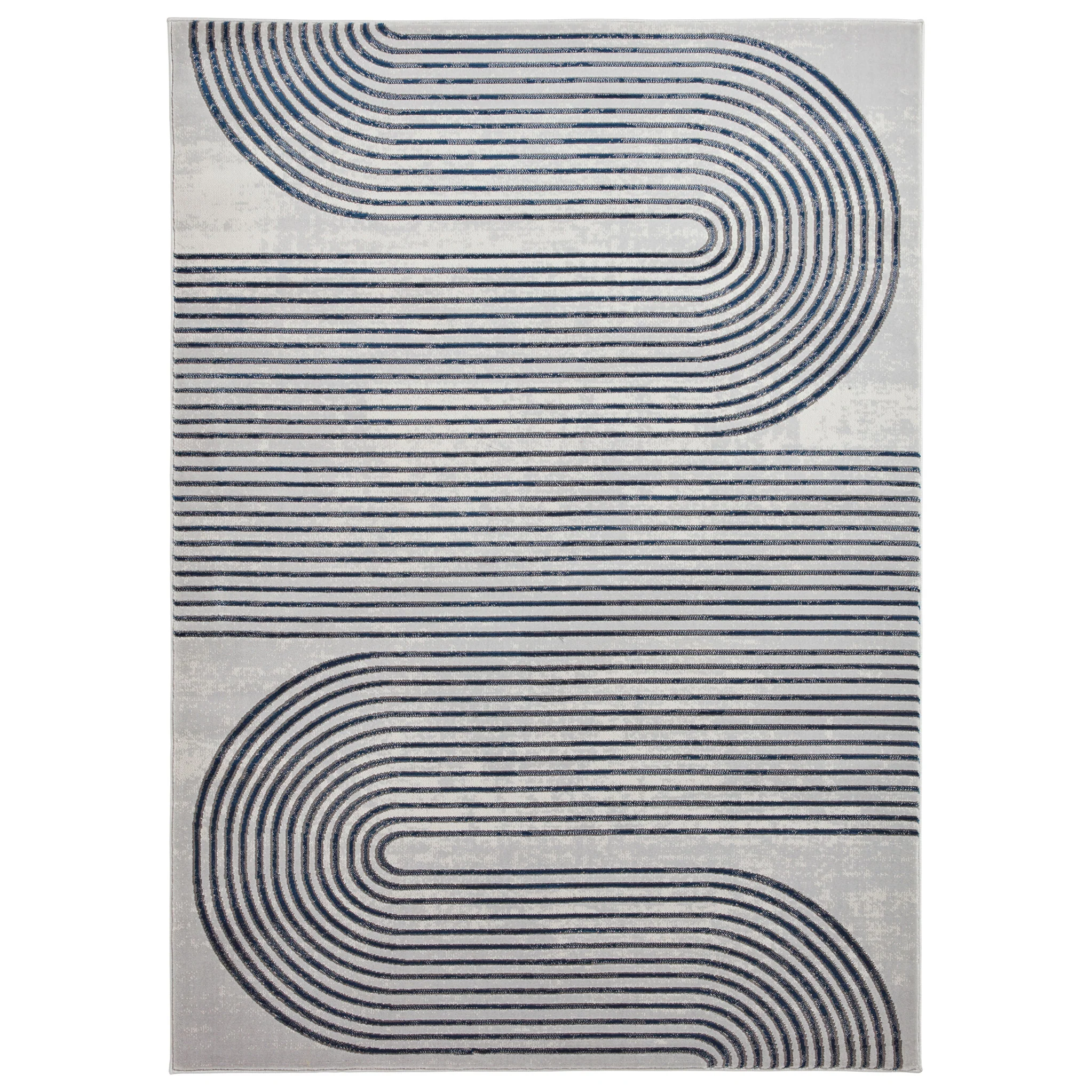 Aldrin Grey Swirl Patterned Rug - Image 25