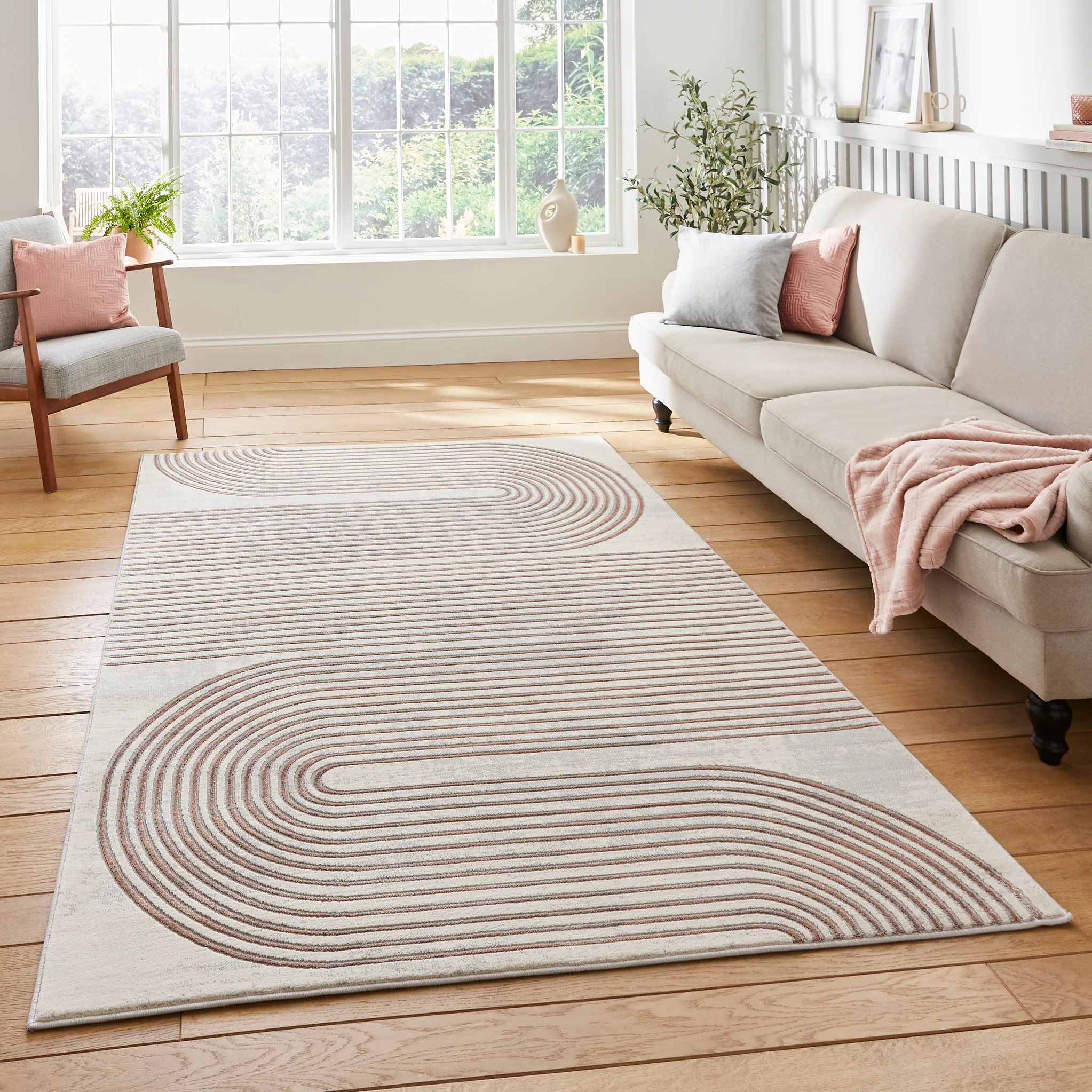 Aldrin Grey Swirl Patterned Rug - Image 34