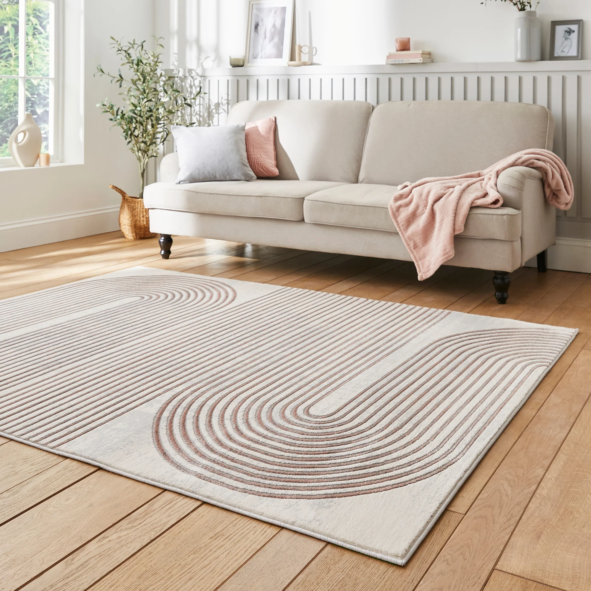 Aldrin Grey Swirl Patterned Rug - Image 35