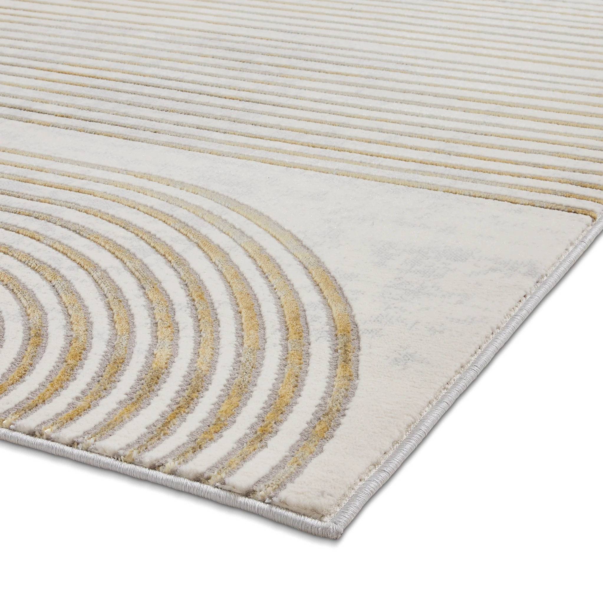 Aldrin Grey Swirl Patterned Rug - Image 5