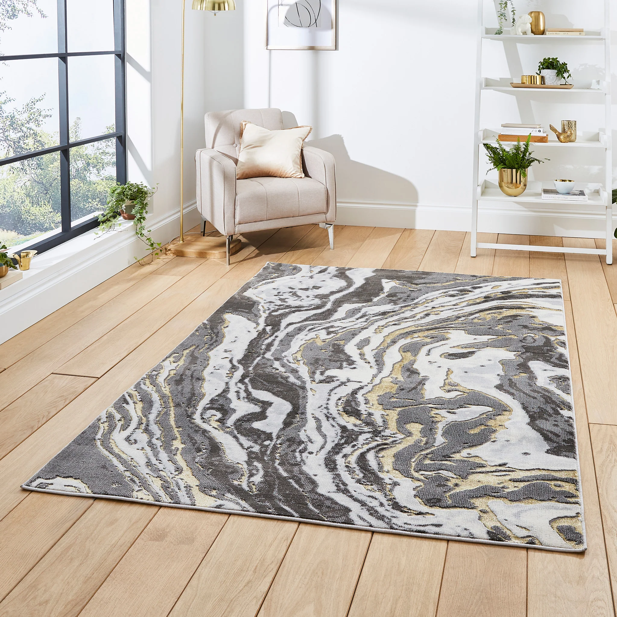 Aldrin Marble Swirl Rug - Image 10
