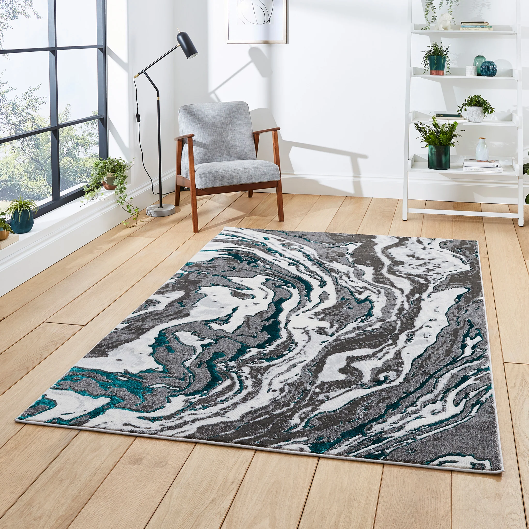 Aldrin Marble Swirl Rug - Image 18