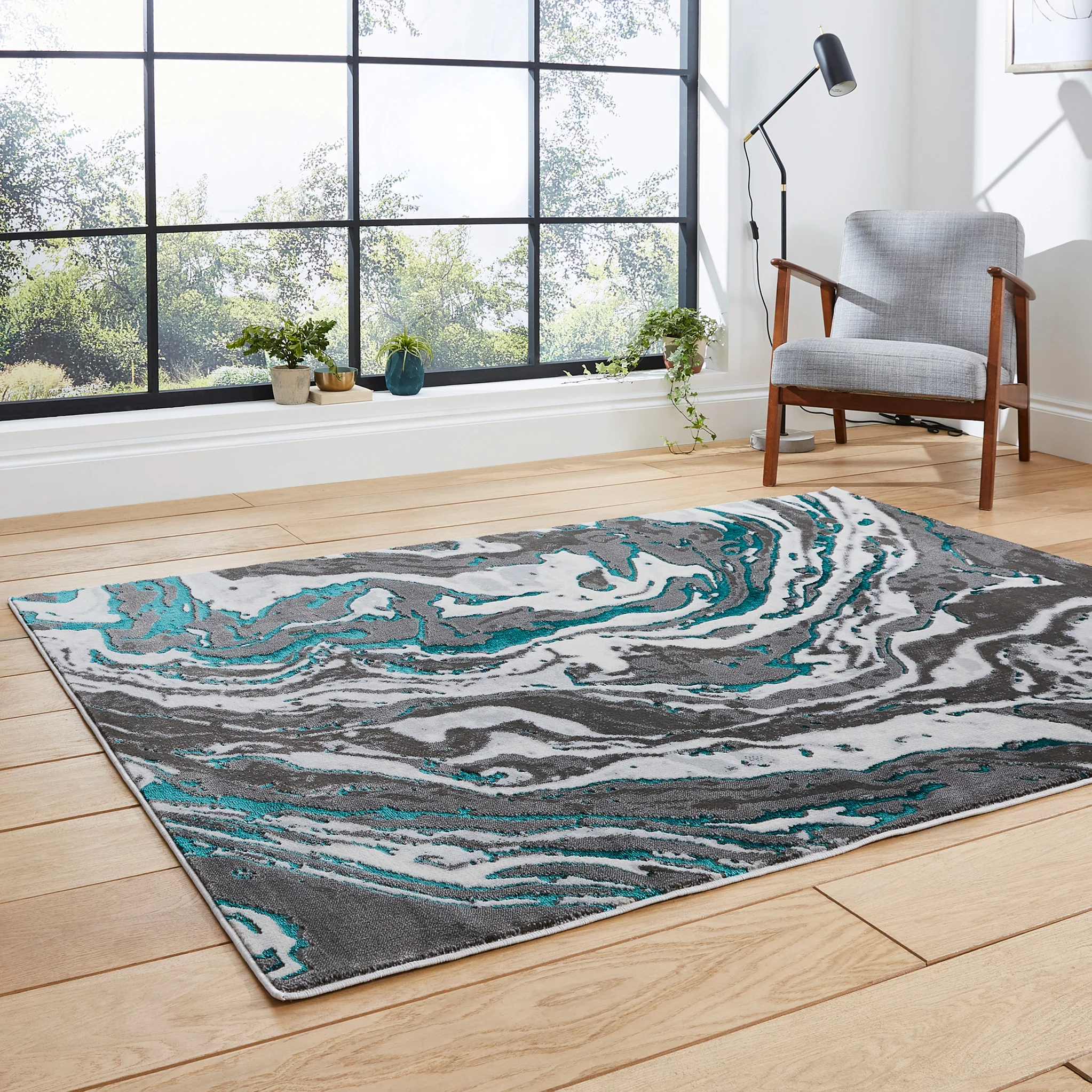 Aldrin Marble Swirl Rug - Image 19