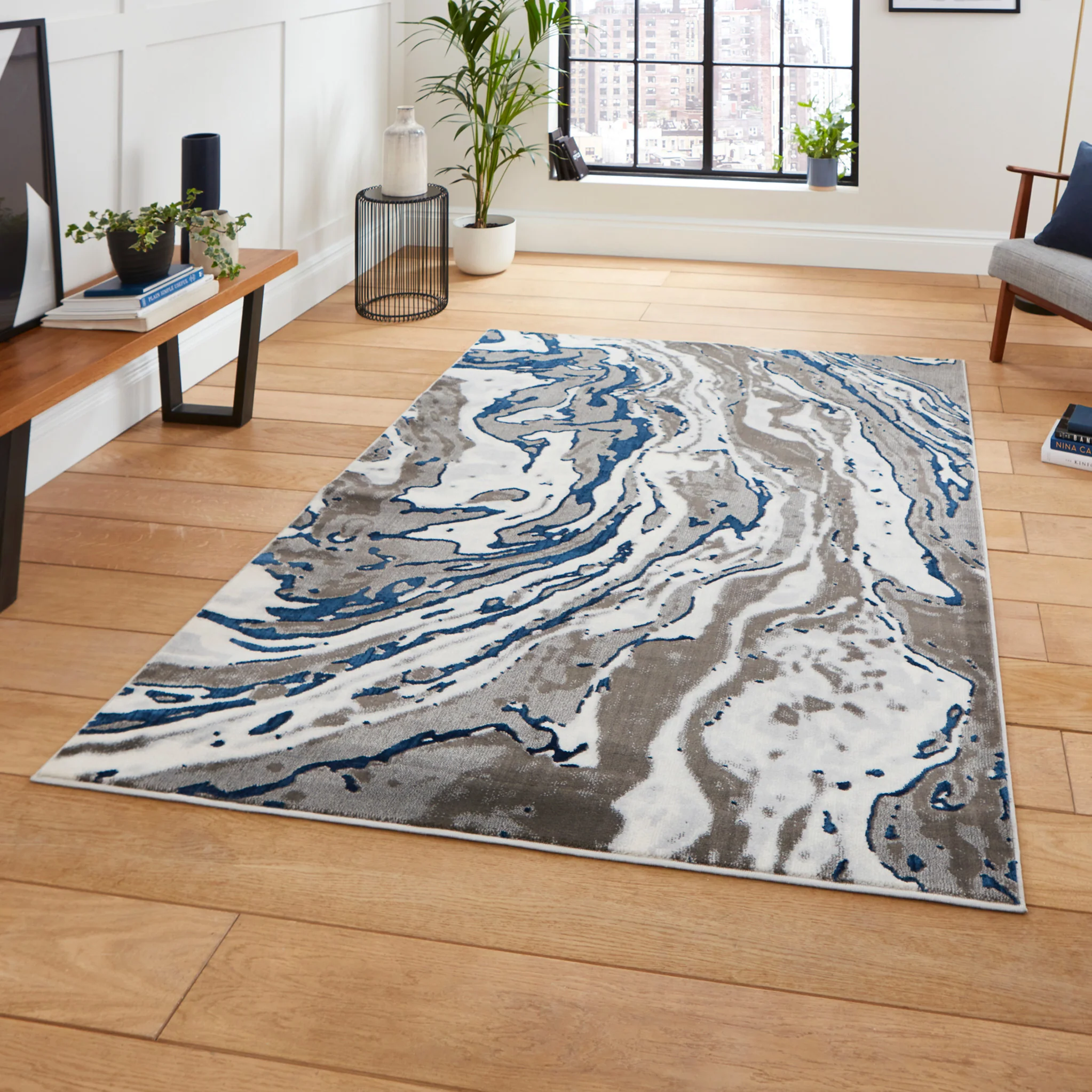 Aldrin Marble Swirl Rug - Image 26