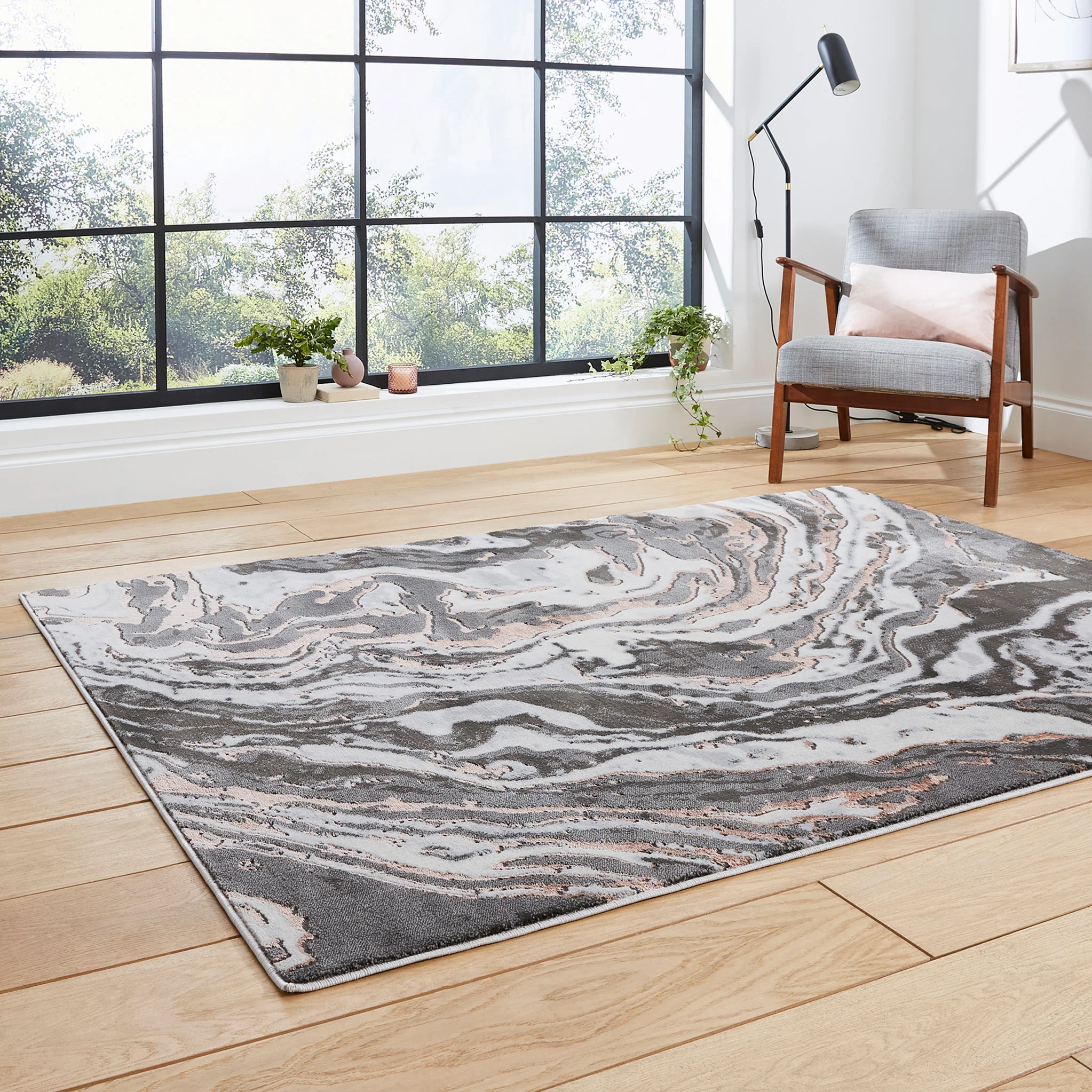 Aldrin Marble Swirl Rug - Image 35