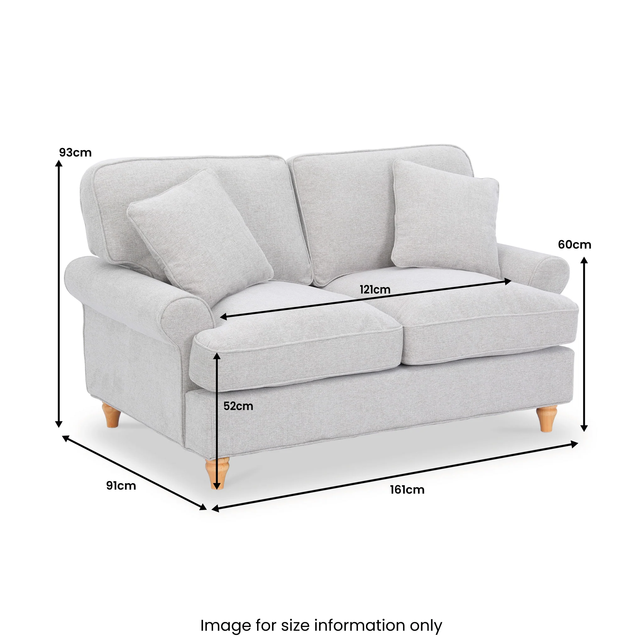 Alfie 2 Seater Sofa - Image 39