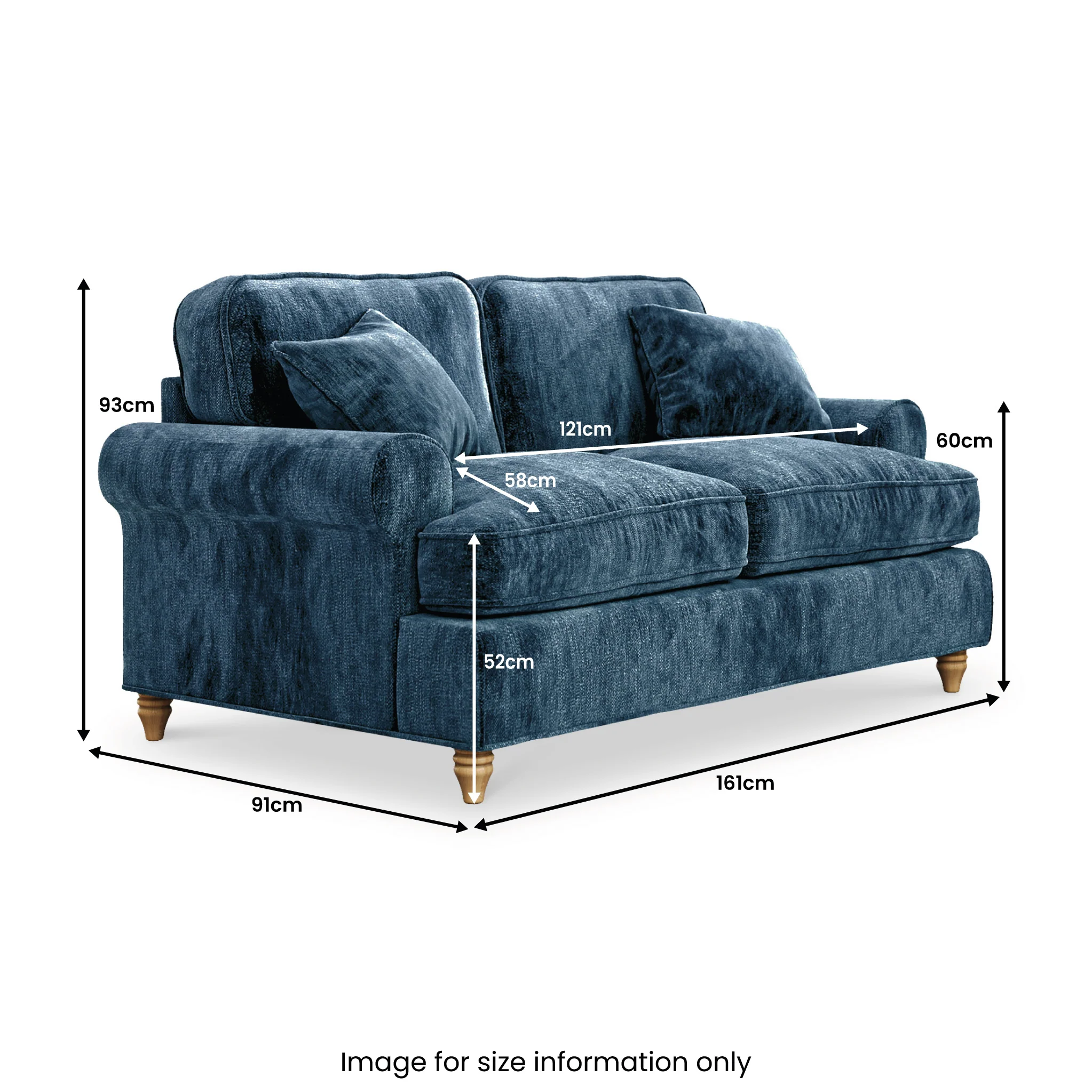 Alfie 2 Seater Sofa - Image 64