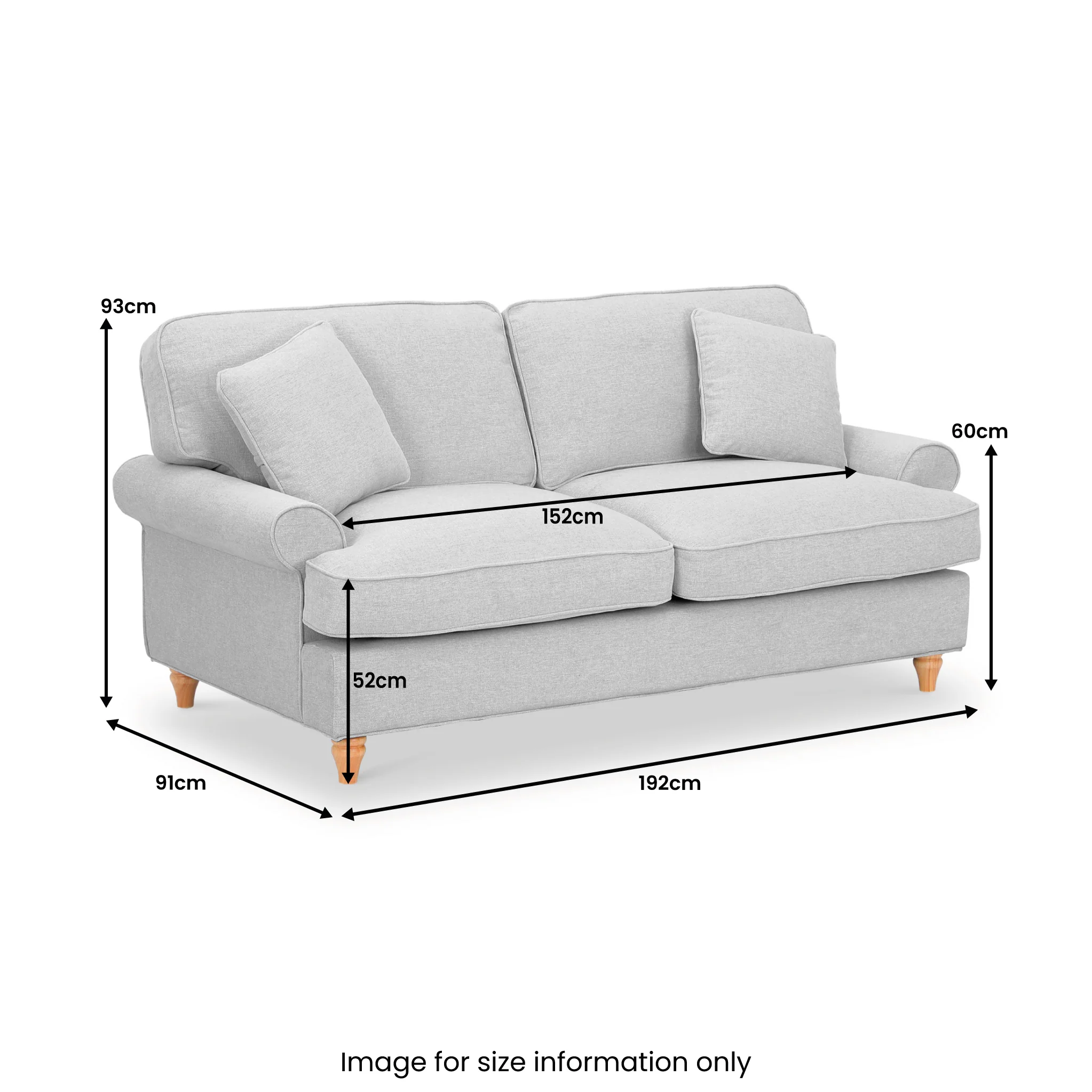 Alfie 3 Seater Sofa - Image 53