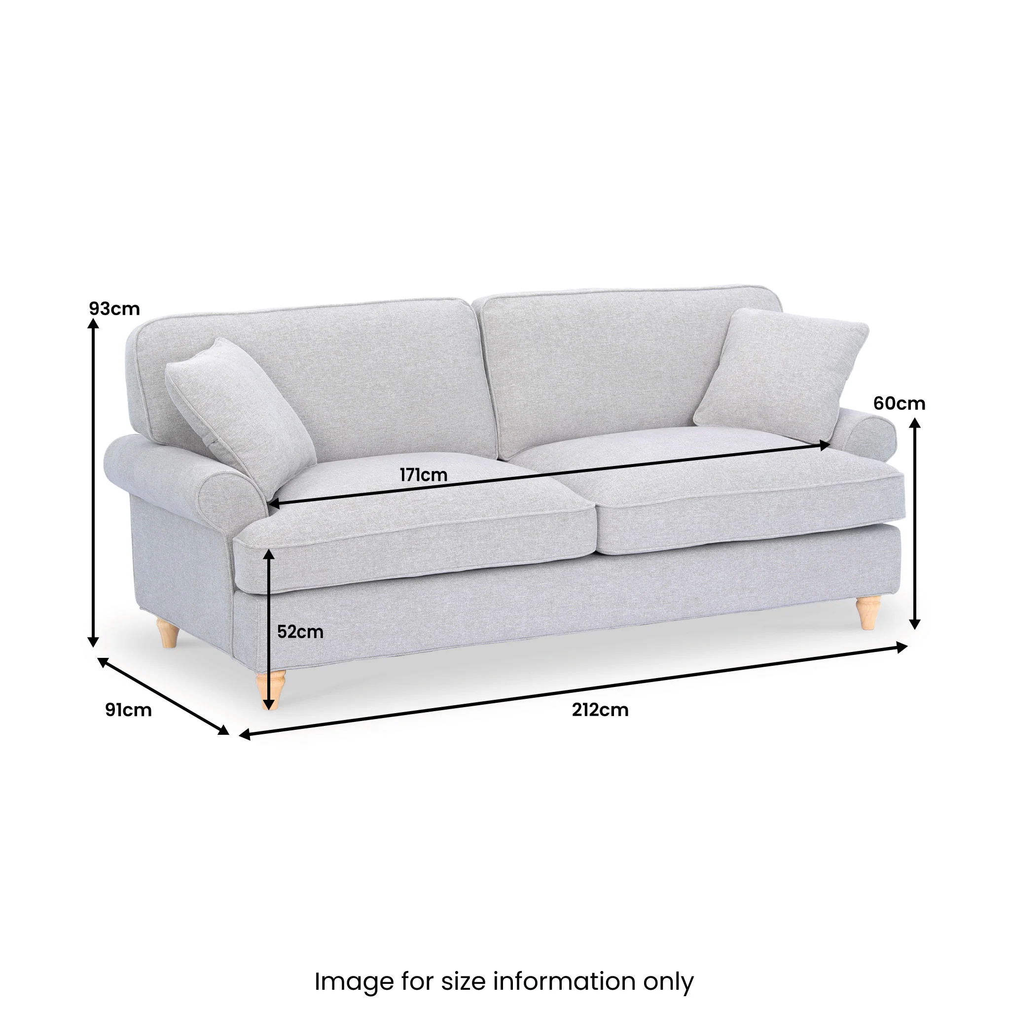 Alfie 4 Seater Sofa - Image 45