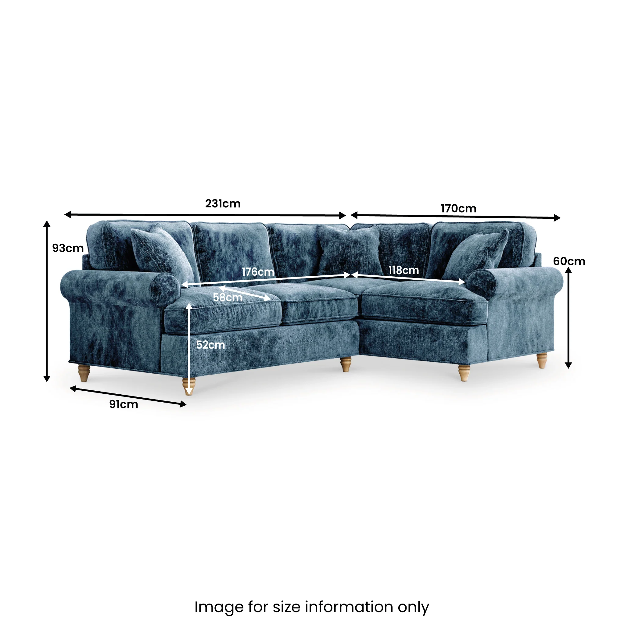 Alfie Corner Sofa - Image 55