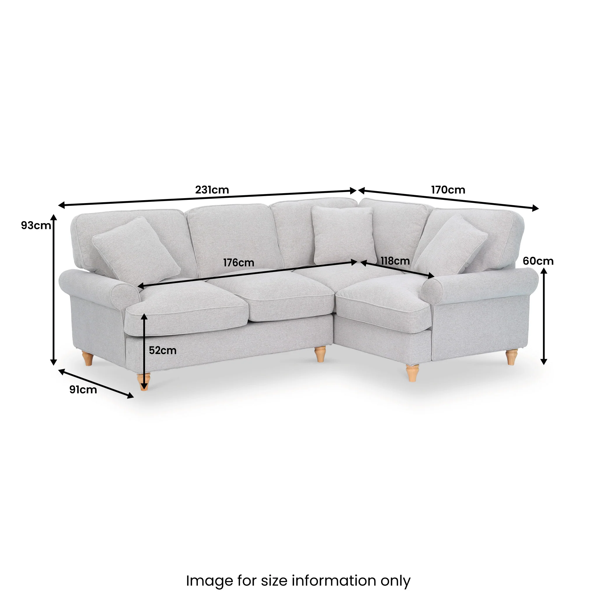 Alfie Corner Sofa - Image 56